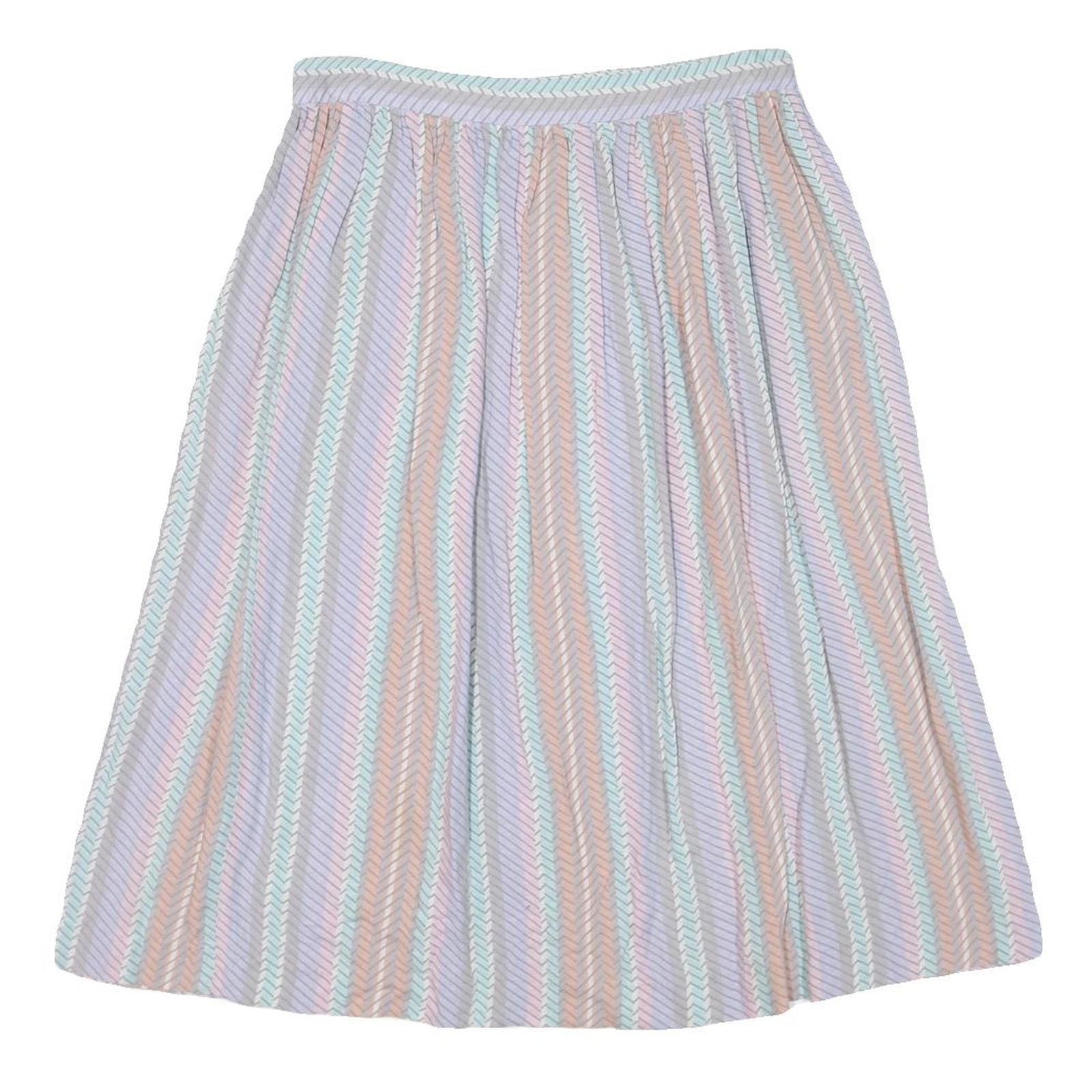 Buy EXCLUSIVELY OURS Womens White Cotton Blend Pleated Midi Skirt M Striped Casual Refurbished - $19.49 EXCLUSIVELY OURS Womens White Cotton Blend Pleated Midi Skirt M Striped Casual Refurbished - N/A refurbished available on Cerqular