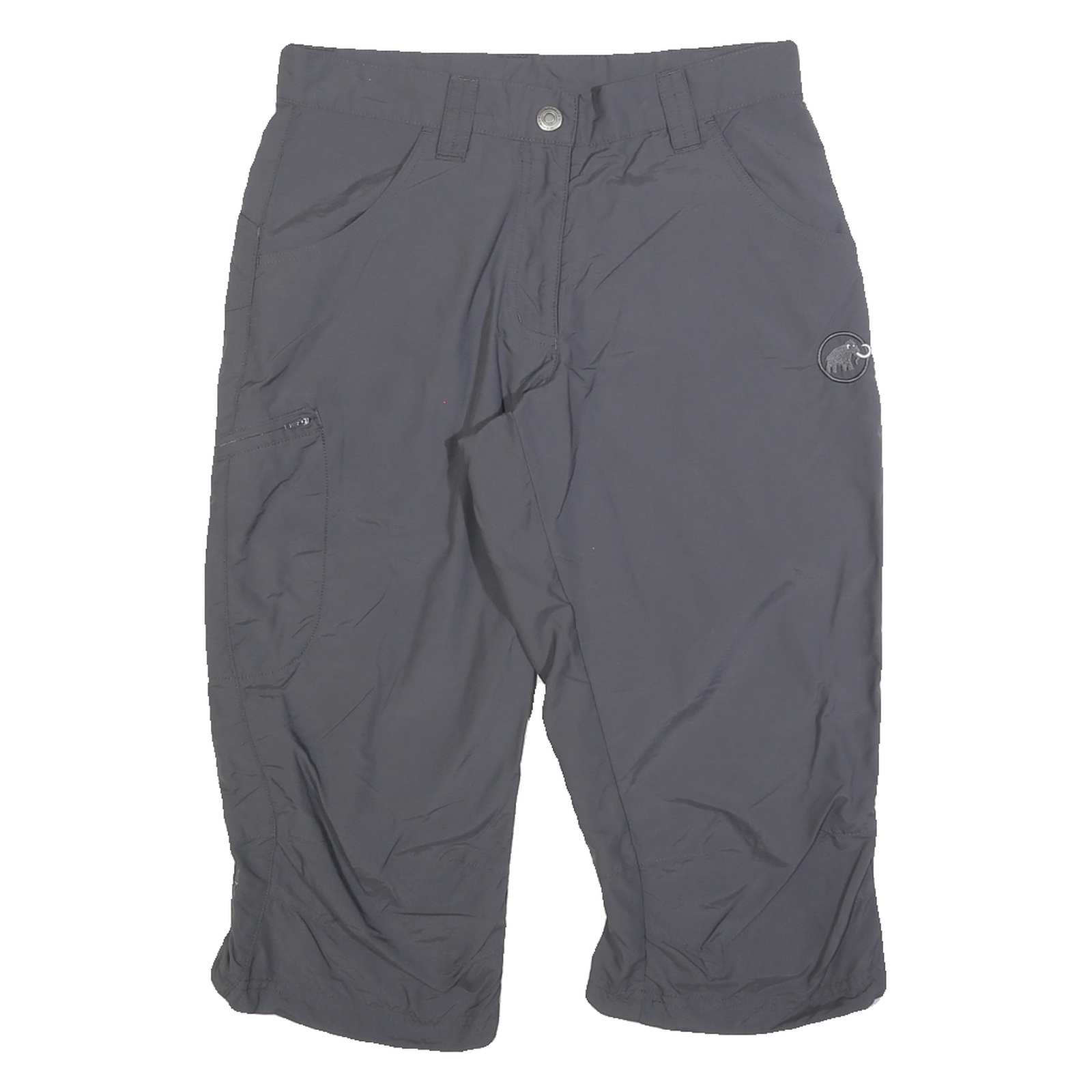 MAMMUT Womens Shorts Grey Sports Casual UK 10 W30 Polyester Blend Lightweight Refurbished - N/A refurbished available on Cerqular