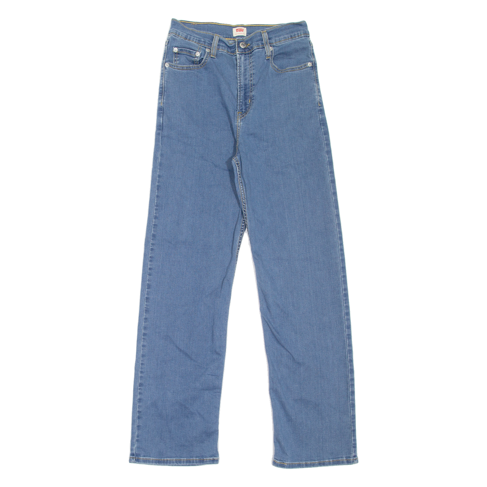 LEVI'S Womens Jeans Blue Relaxed Straight W26 L30 Refurbished - N/A refurbished available on Cerqular