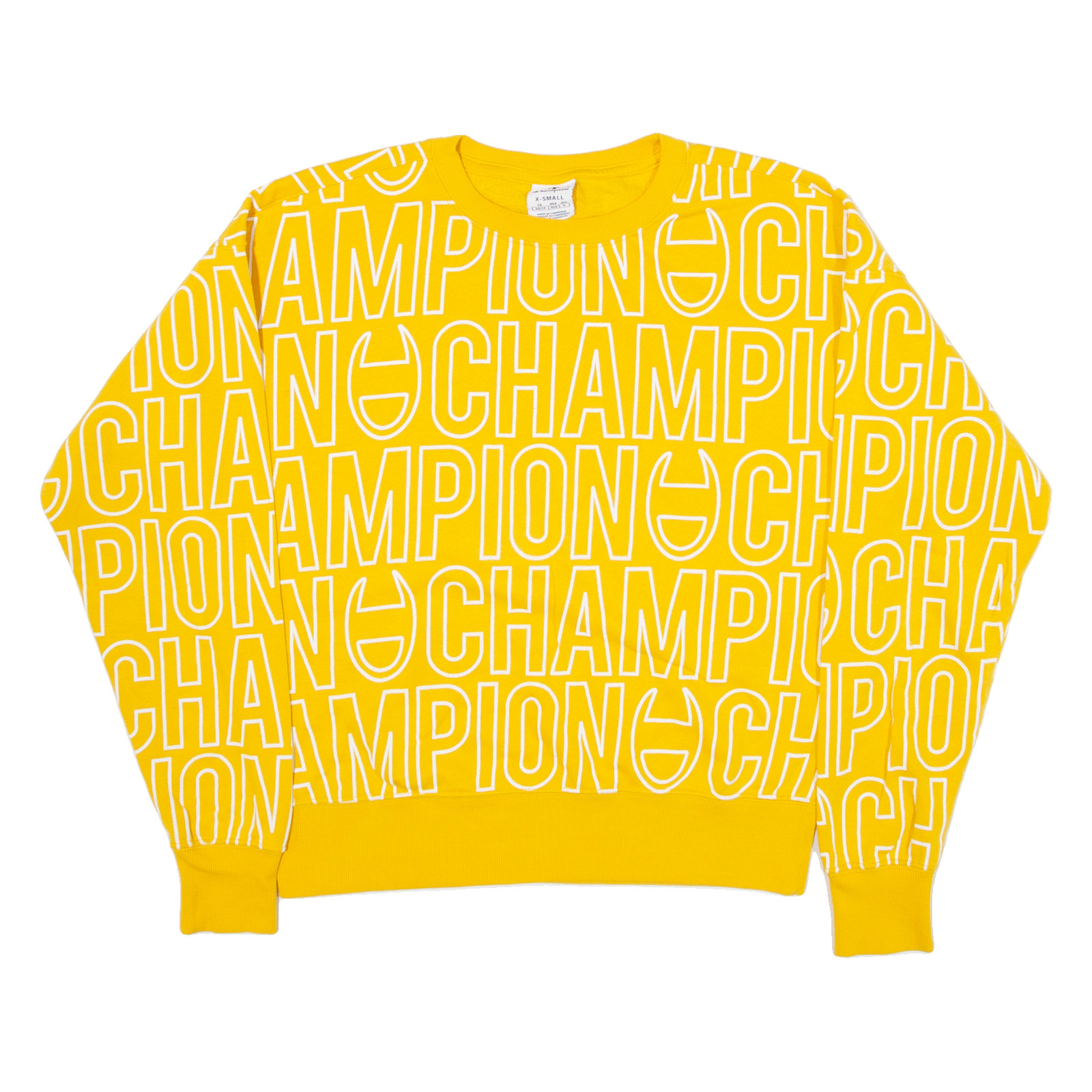 CHAMPION Womens Sweatshirt Orange XS Refurbished - N/A refurbished available on Cerqular