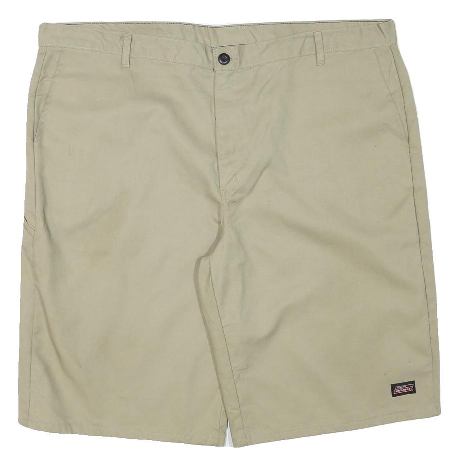 DICKIES Mens Shorts Beige Casual Cotton Blend 3XL W44 Utility Workwear Refurbished - N/A refurbished available on Cerqular