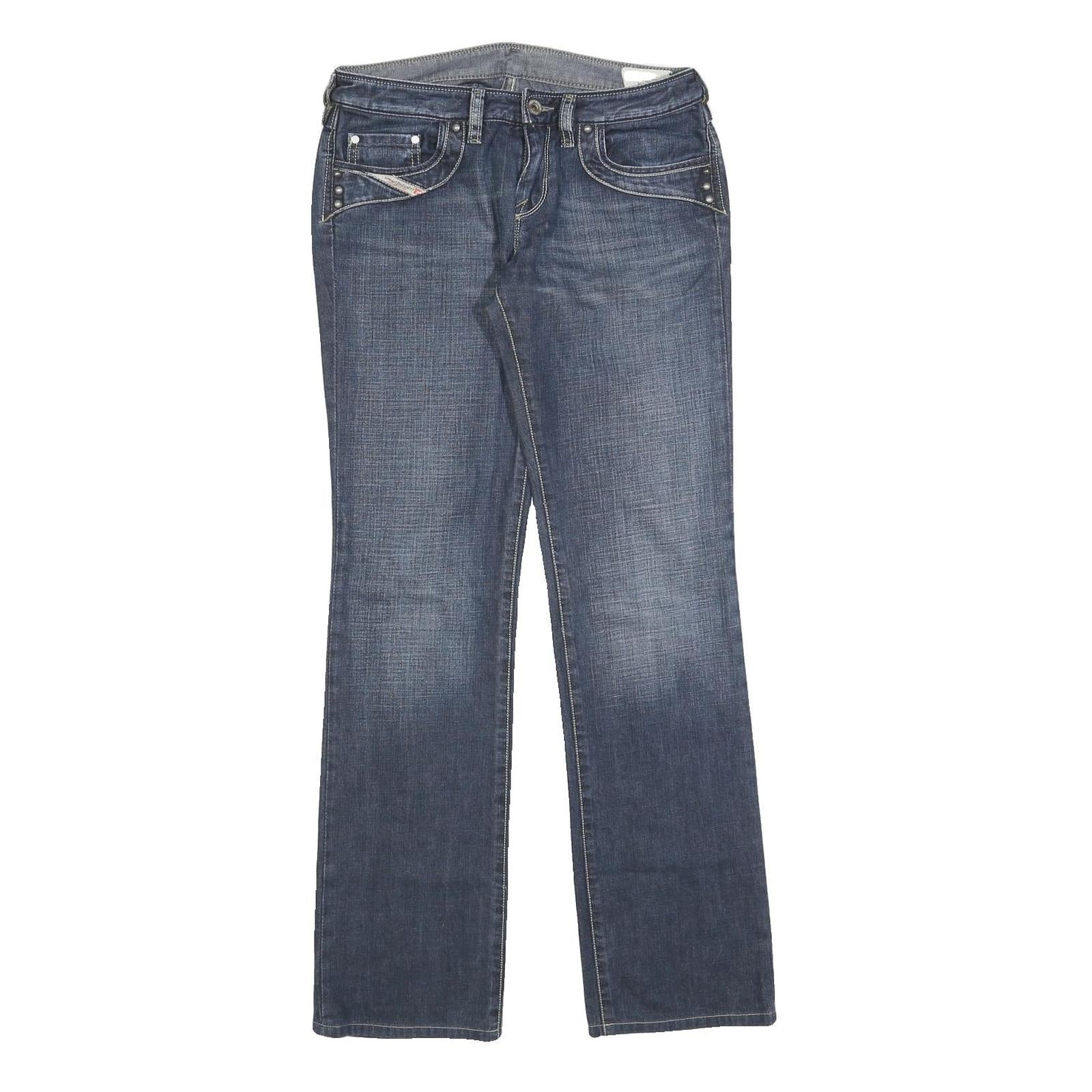 DIESEL Womens Jeans Blue Slim Straight Denim Medium W28 L31 Stylish Comfortable Refurbished - N/A refurbished available on Cerqular