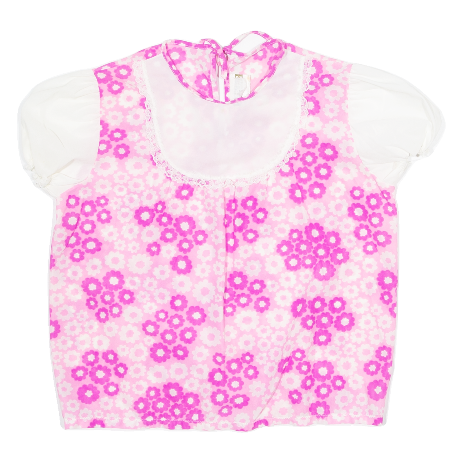 Buy Womens Printed Top Pink Puff Sleeve Floral XS Refurbished - $16.89 Womens Printed Top Pink Puff Sleeve Floral XS Refurbished - N/A refurbished available on Cerqular