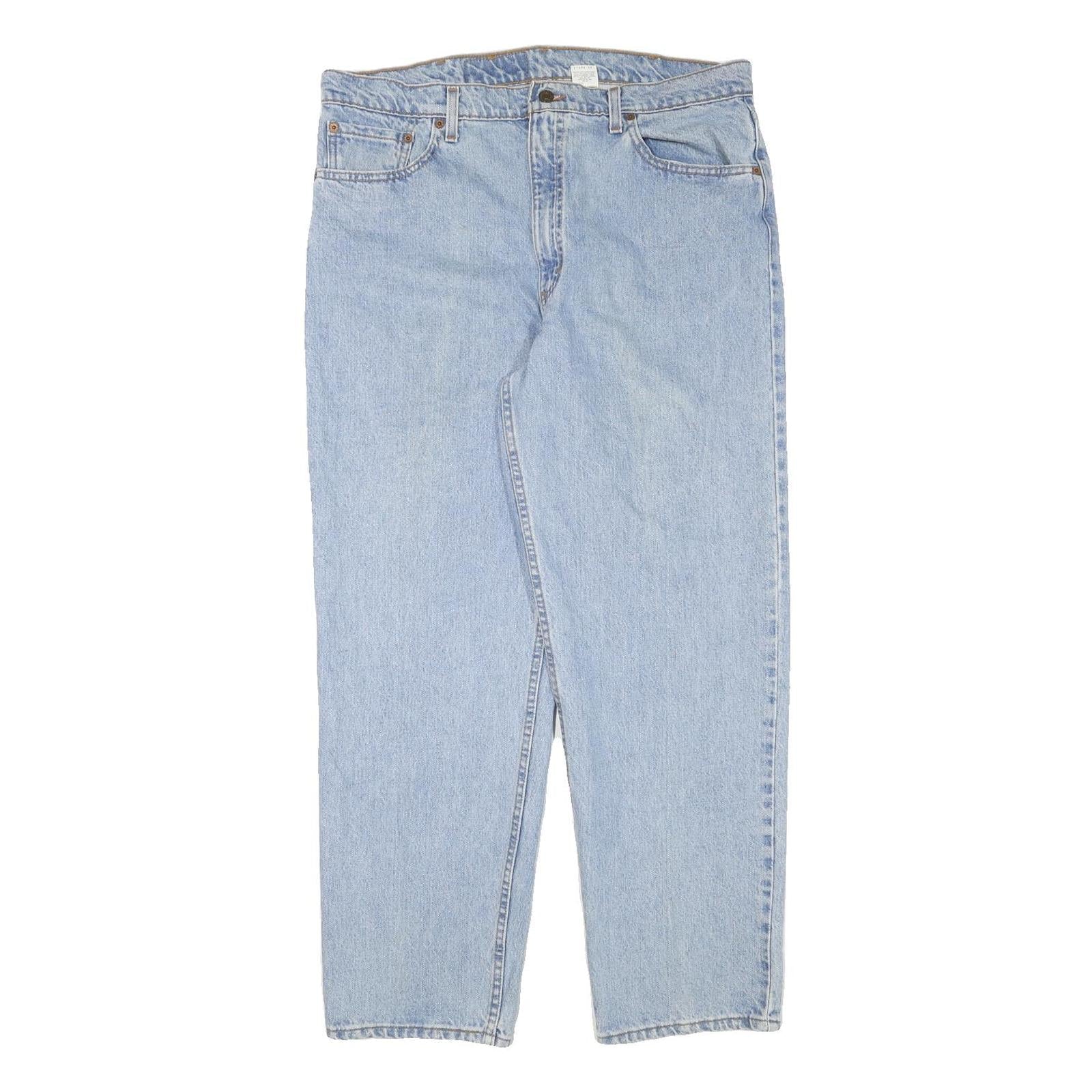 LEVI'S Mens Jeans Blue Relaxed Straight Denim Light W38 L31 Classic Casual Refurbished - N/A refurbished available on Cerqular