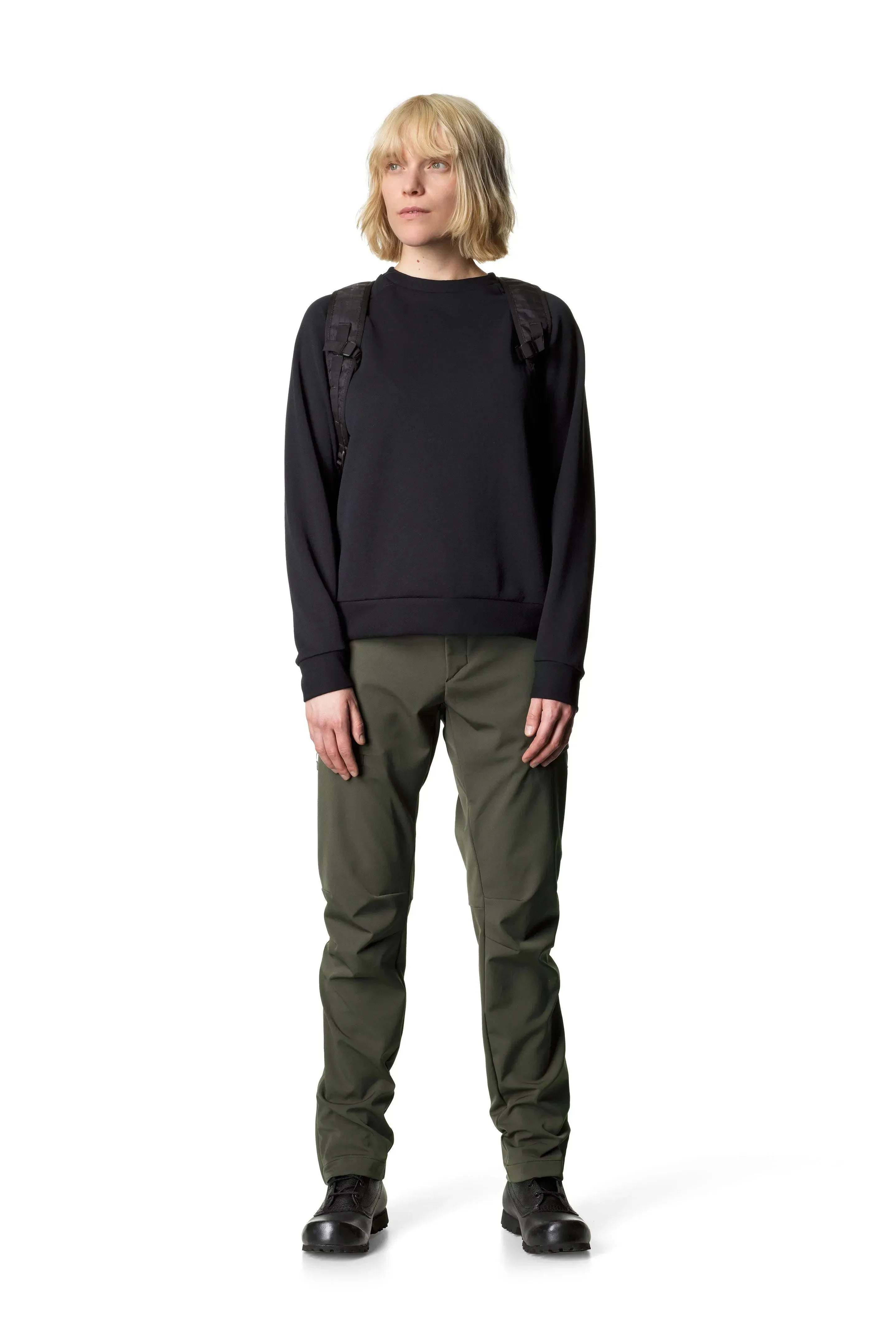 W's Motion Top Pants | Color: true black | Size: XS Refurbished - Houdini Sportswear refurbished available on Cerqular