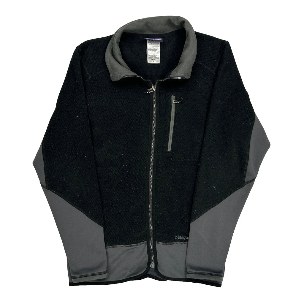 Patagonia Fleece - Small Black Polyester Refurbished - Thrifted (note: this is a term often used to describe second- refurbished available on Cerqular