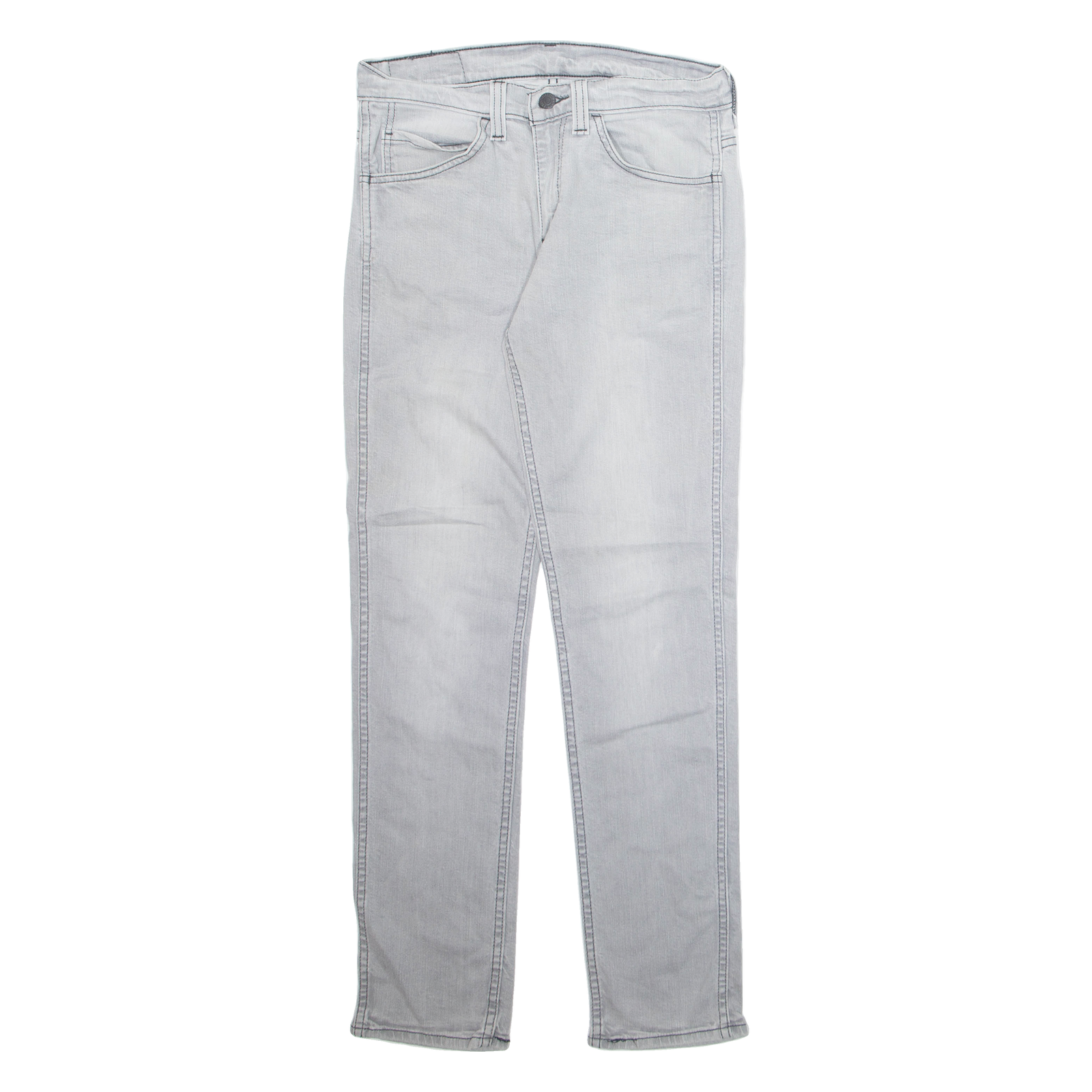 LEVI'S 511 Jeans Mens Grey Slim Straight W30 L31 Refurbished - N/A refurbished available on Cerqular