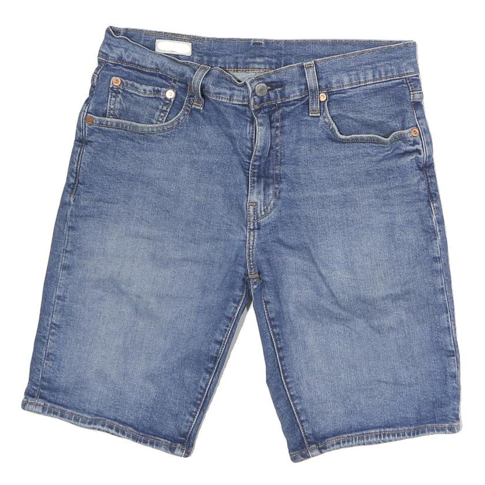 LEVI'S Womens Denim Blue Casual Shorts M W30 Classic Cotton 5-Pocket Design Refurbished - N/A refurbished available on Cerqular