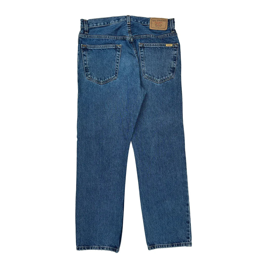 Levis Jeans - 32W 29L Blue Denim Refurbished - Thrifted (note: this is a term often used to describe second- refurbished available on Cerqular