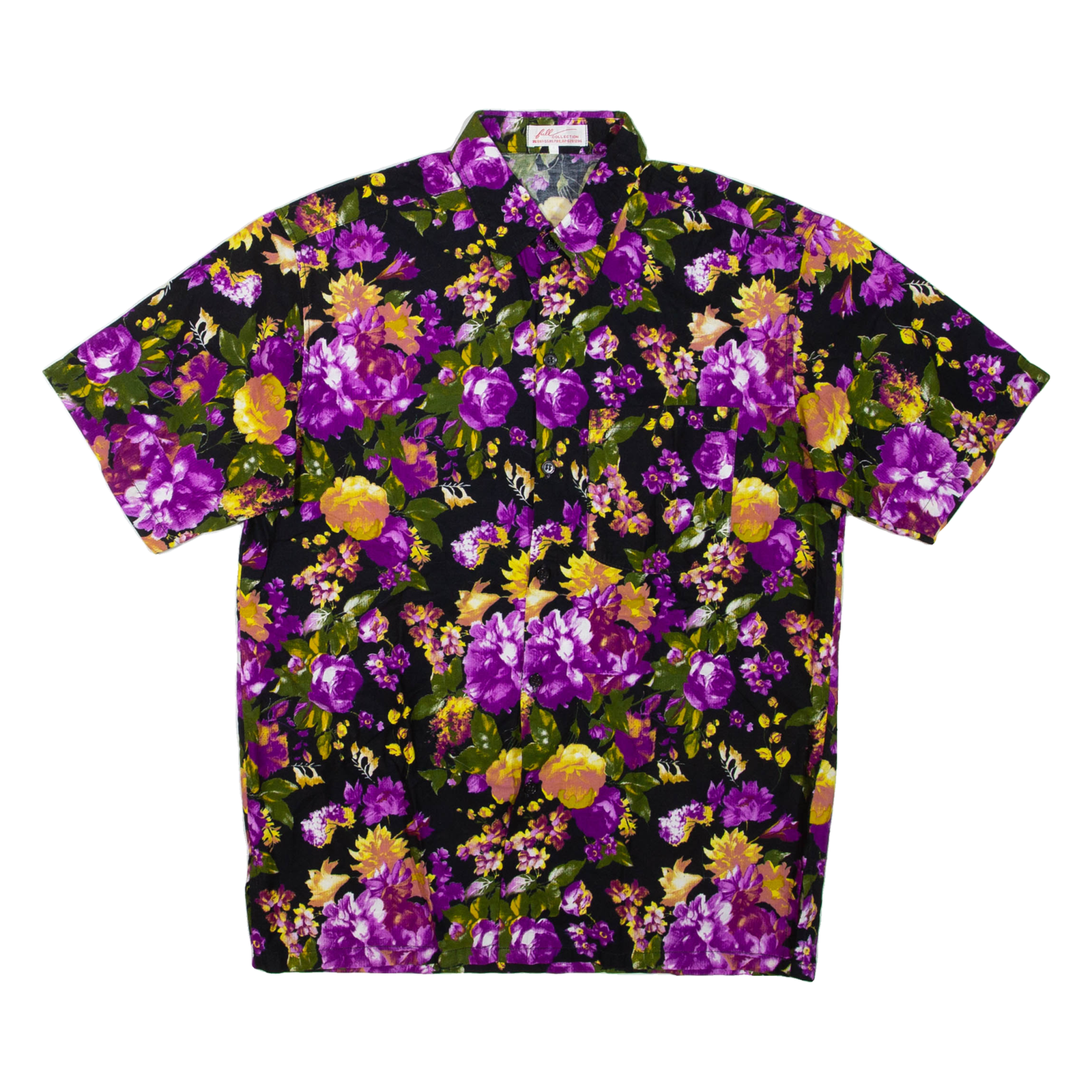 FULL COLLECTION Mens Shirt Black Floral M Refurbished - N/A refurbished available on Cerqular