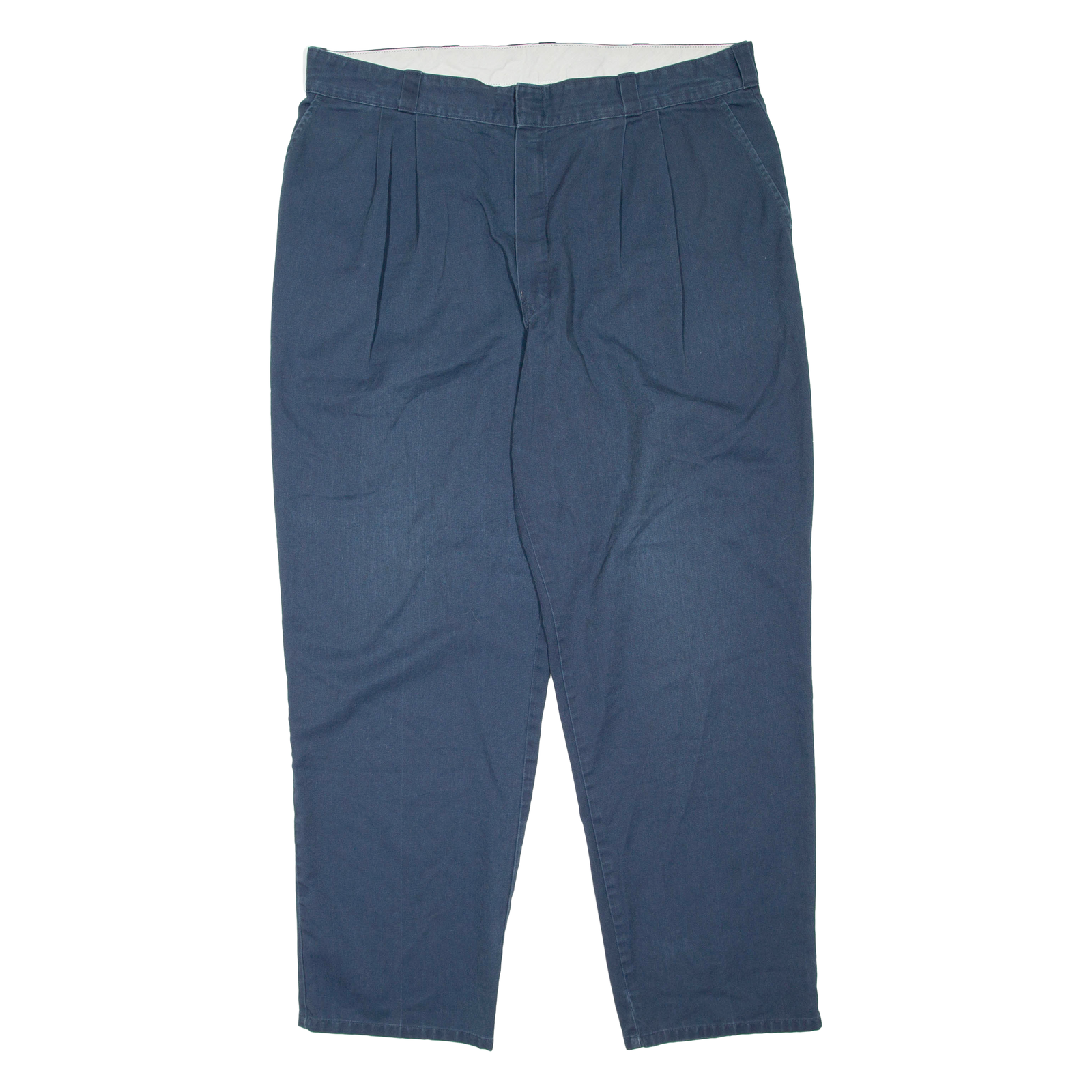 DICKIES Mens Trousers Blue Regular Tapered W40 L31 Refurbished - N/A refurbished available on Cerqular