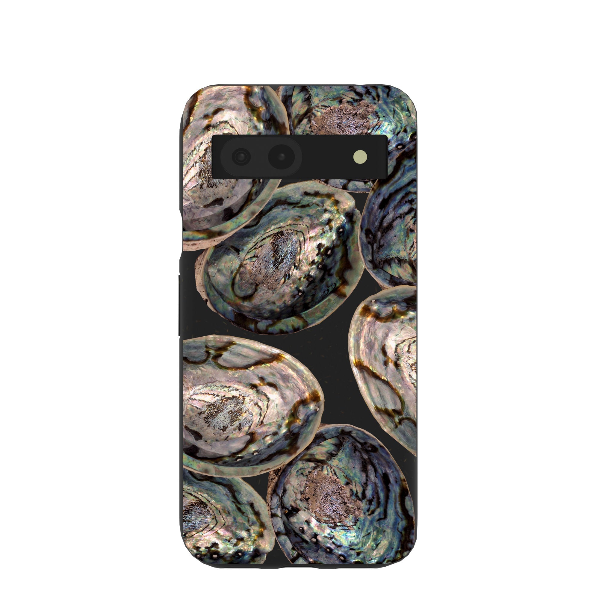 Black Abalone Shells Google Pixel 8a Case Refurbished - Pela Case refurbished available on Cerqular