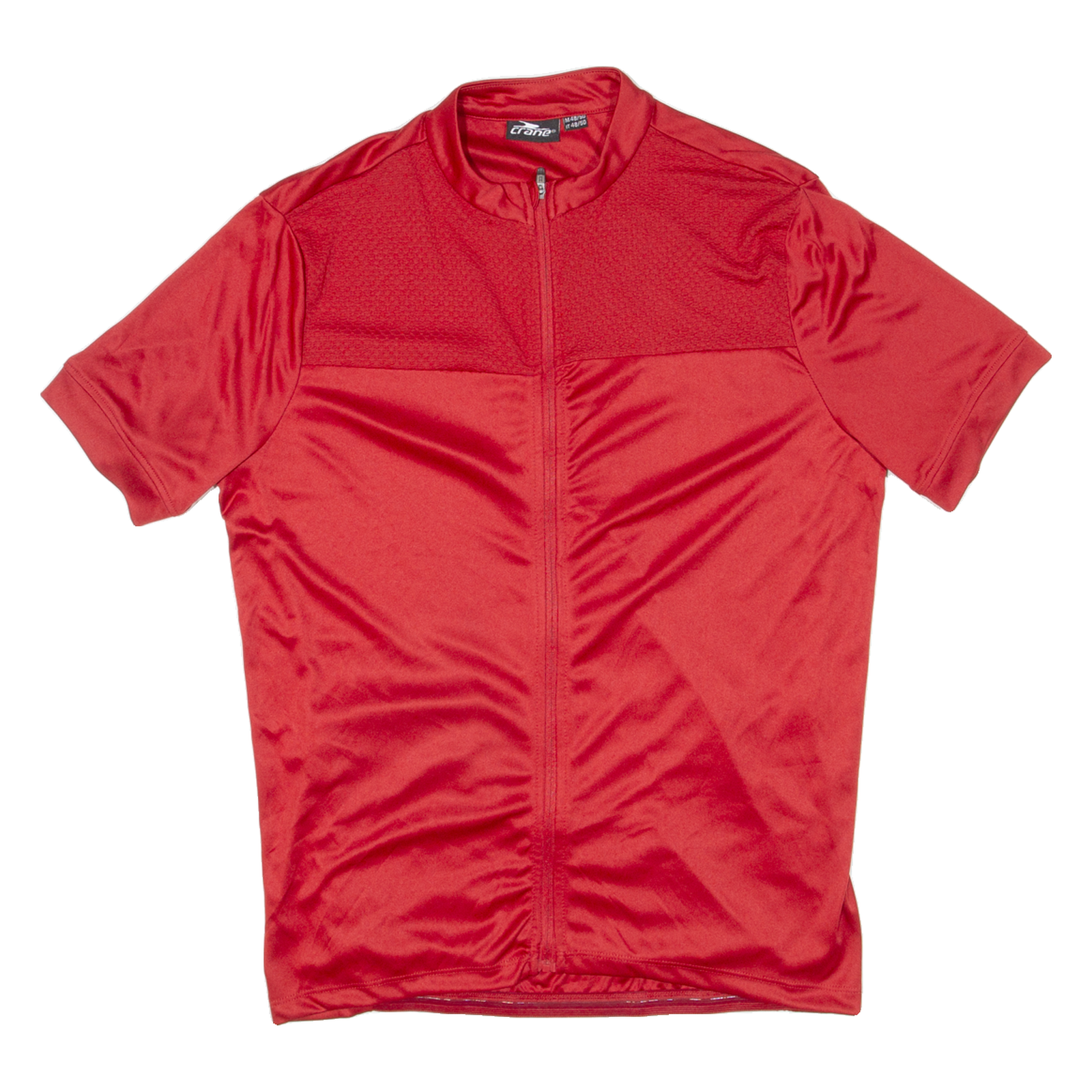 CRANE Cycling Mens Jersey Red Full Zip L Refurbished - N/A refurbished available on Cerqular