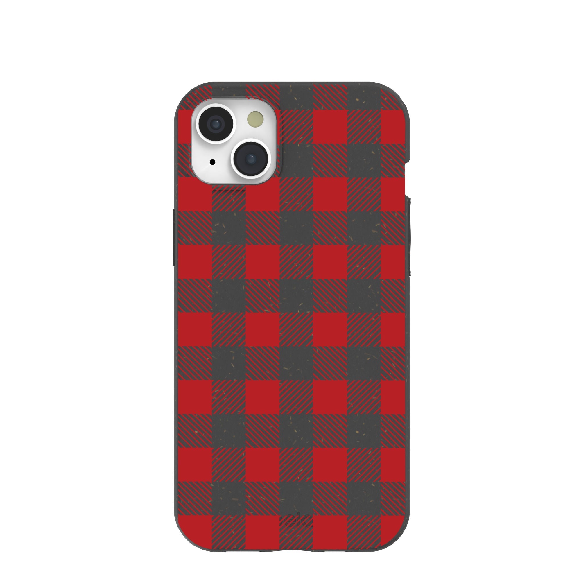 Black Flannel iPhone 15 Plus Case Refurbished - Pela Case refurbished available on Cerqular