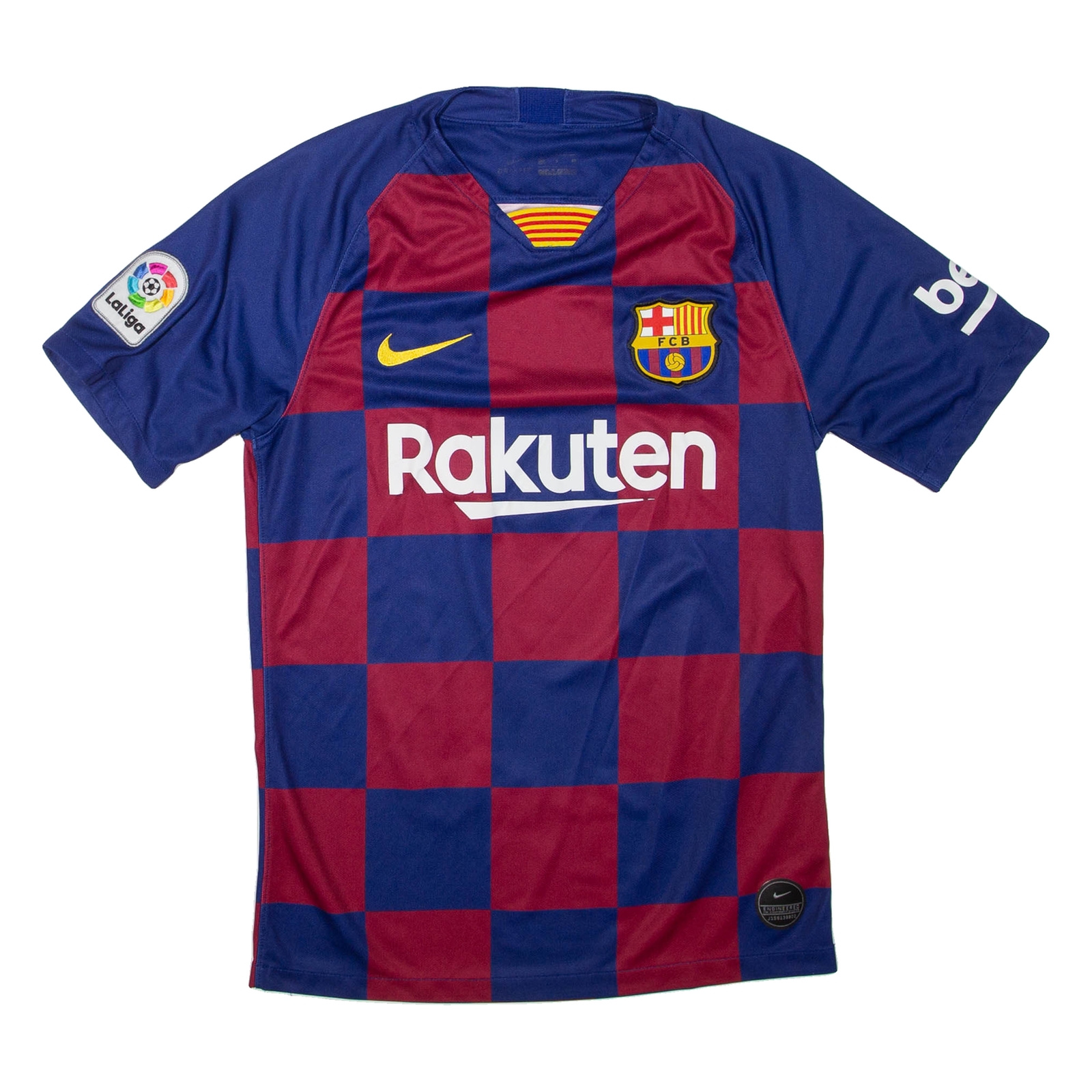 NIKE FC Barcelona Mens Football Shirt T-Shirt Blue V-Neck S Refurbished - N/A refurbished available on Cerqular