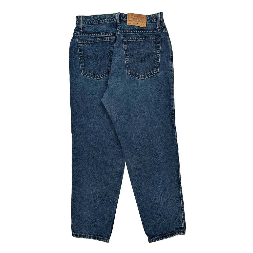 Levis 551 Jeans - 30W UK 12 Blue Cotton Refurbished - Thrifted (note: this is a term often used to describe second- refurbished available on Cerqular