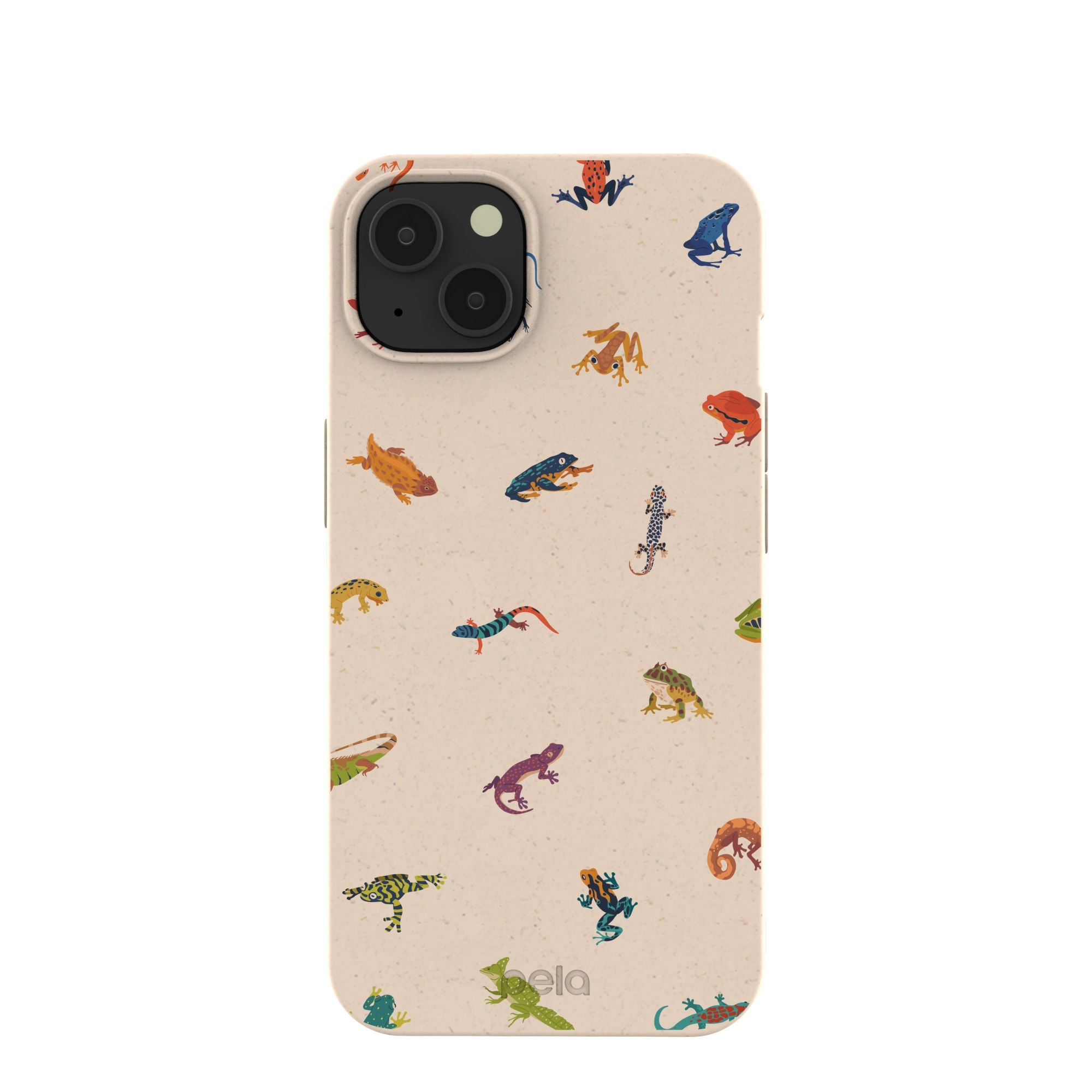 Seashell Tiny Amphibians iPhone 13 Case Refurbished - Pela Case refurbished available on Cerqular
