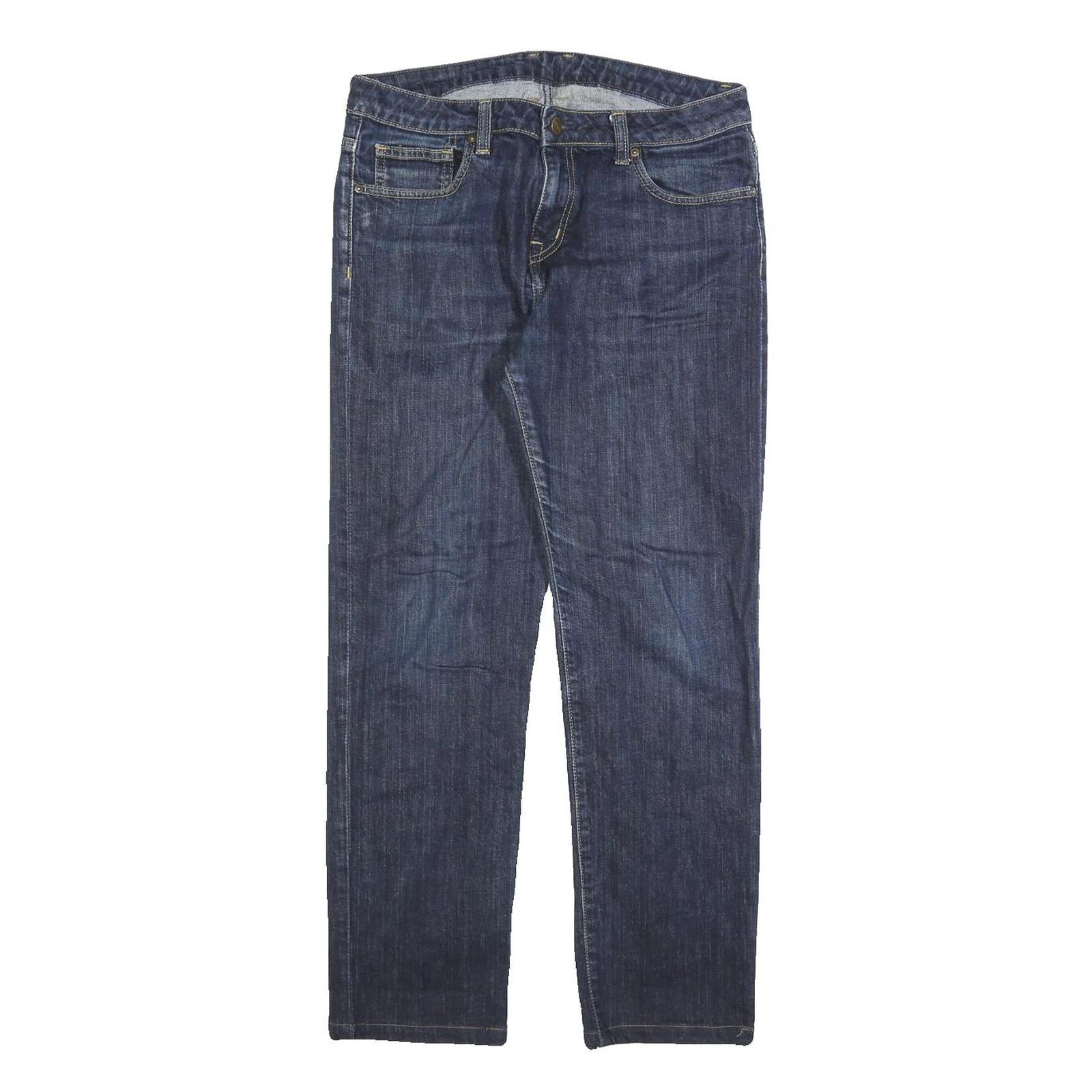 CARHARTT Mens Jeans Blue Regular Straight Denim Medium W29 L28 Classic Zip Refurbished - N/A refurbished available on Cerqular