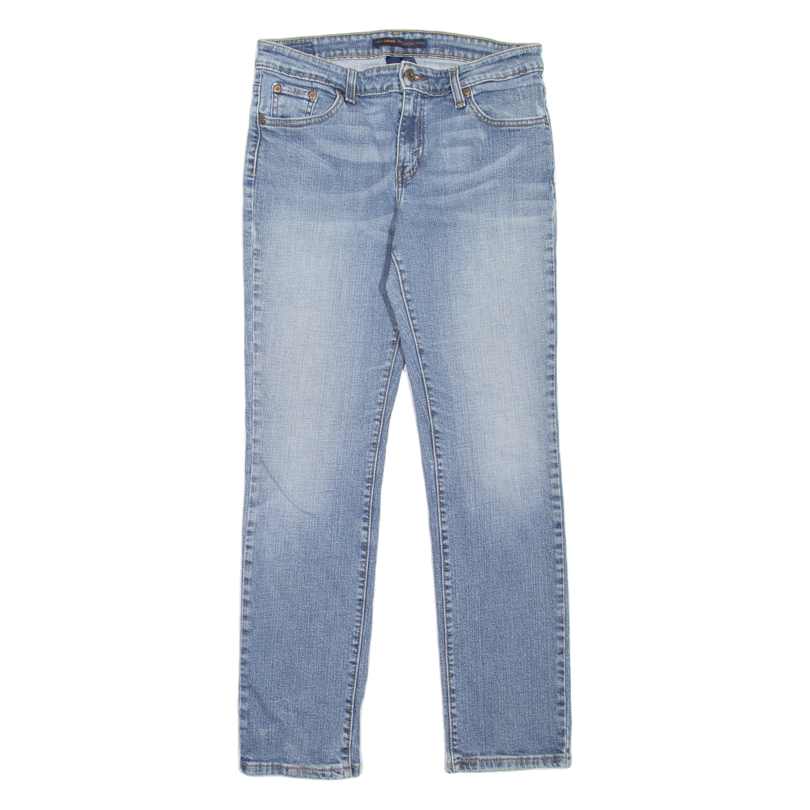 LEVI'S Mid Rise Womens Jeans Blue Slim Skinny Stone Wash W28 L29 Refurbished - N/A refurbished available on Cerqular