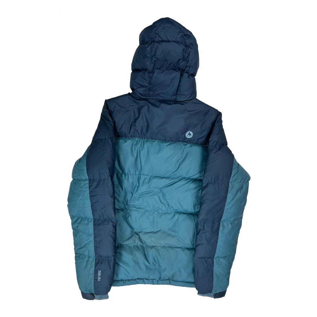 J.Crew Collaboration Marmot Puffer - Small Blue Down Refurbished - Thrifted (note: this is a term often used to describe second- refurbished available on Cerqular