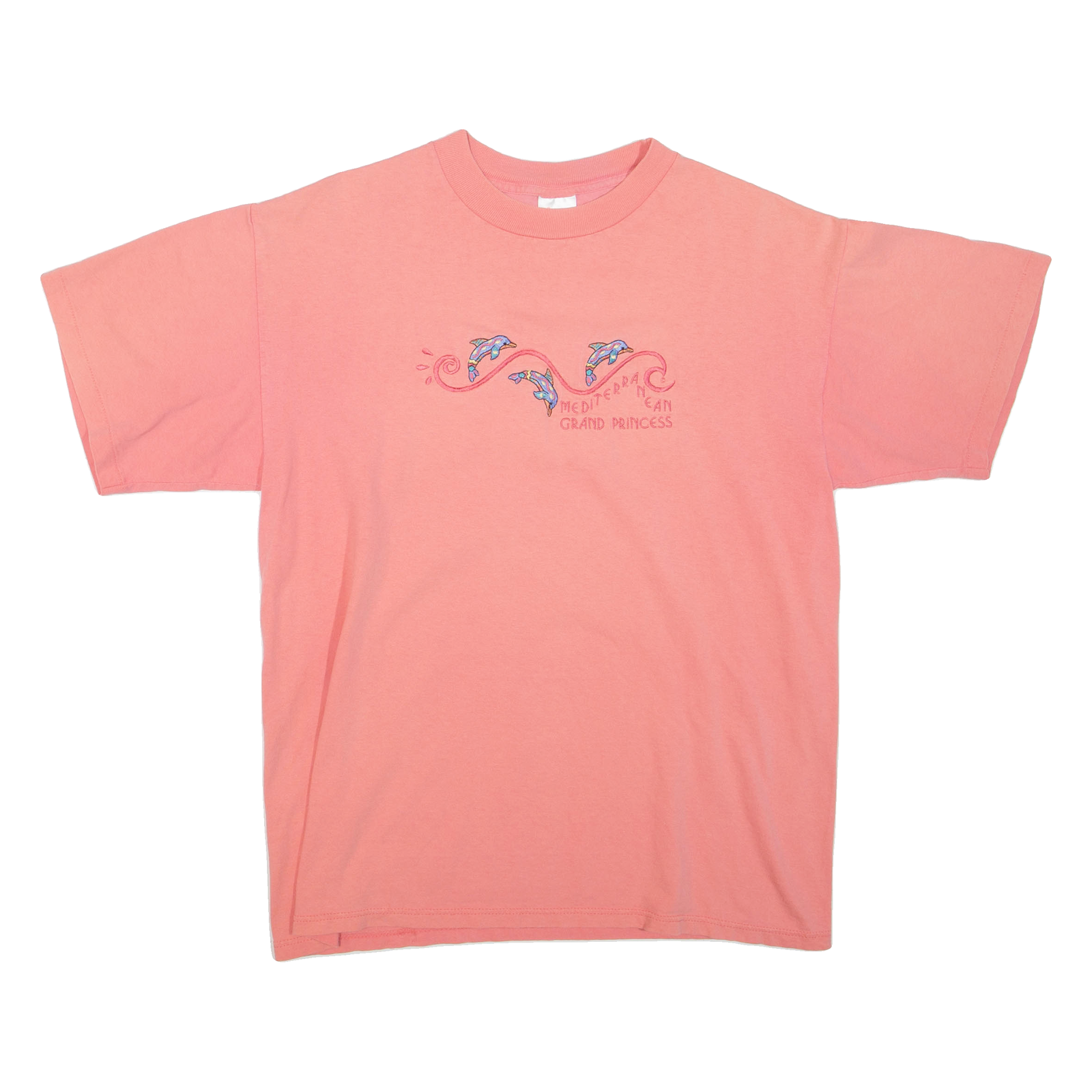 DESERT HEAT Mediterranean Grand Princess Womens T-Shirt Pink L Refurbished - N/A refurbished available on Cerqular