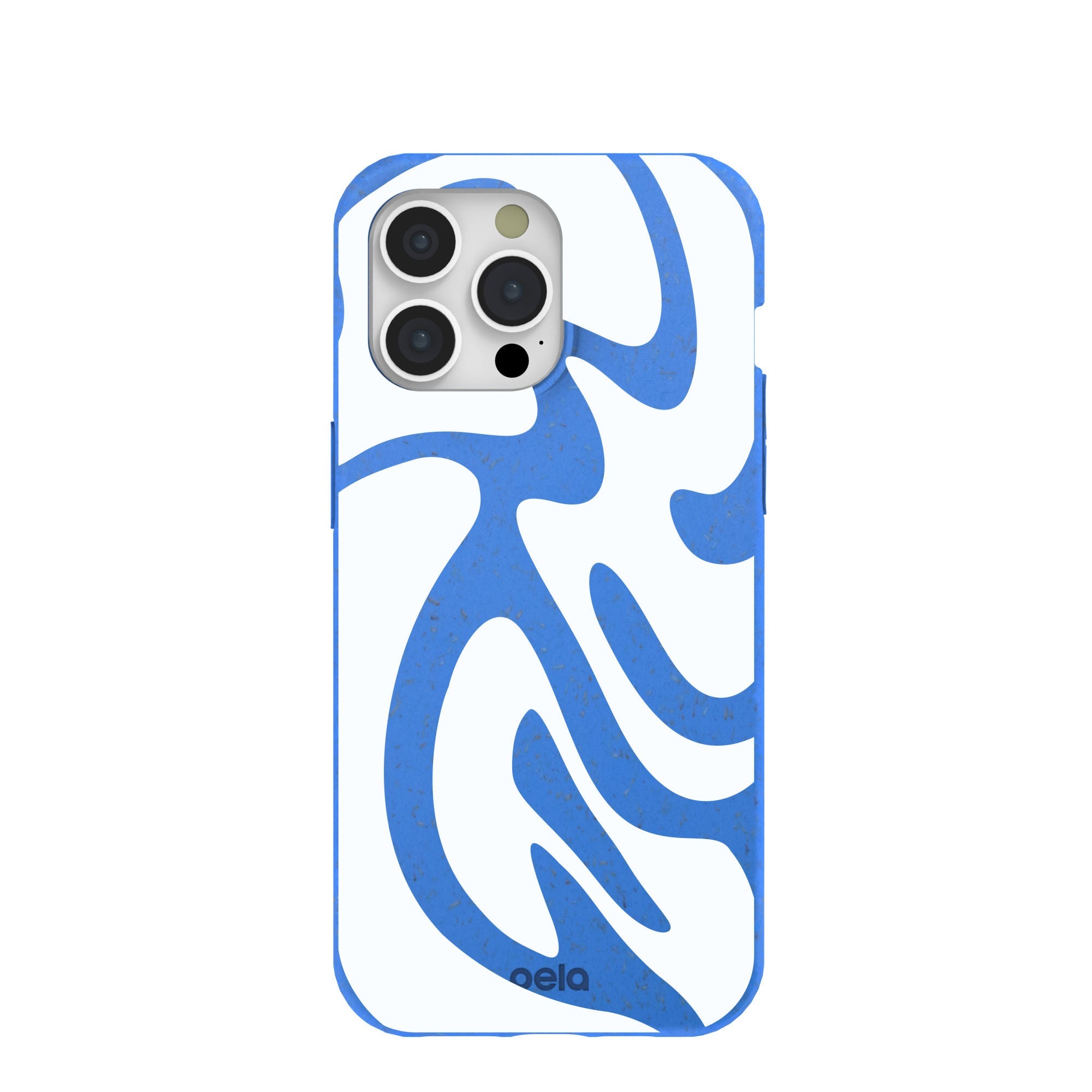 Electric Blue Blue Crush iPhone 15 Pro Max Case Refurbished - Pela Case refurbished available on Cerqular
