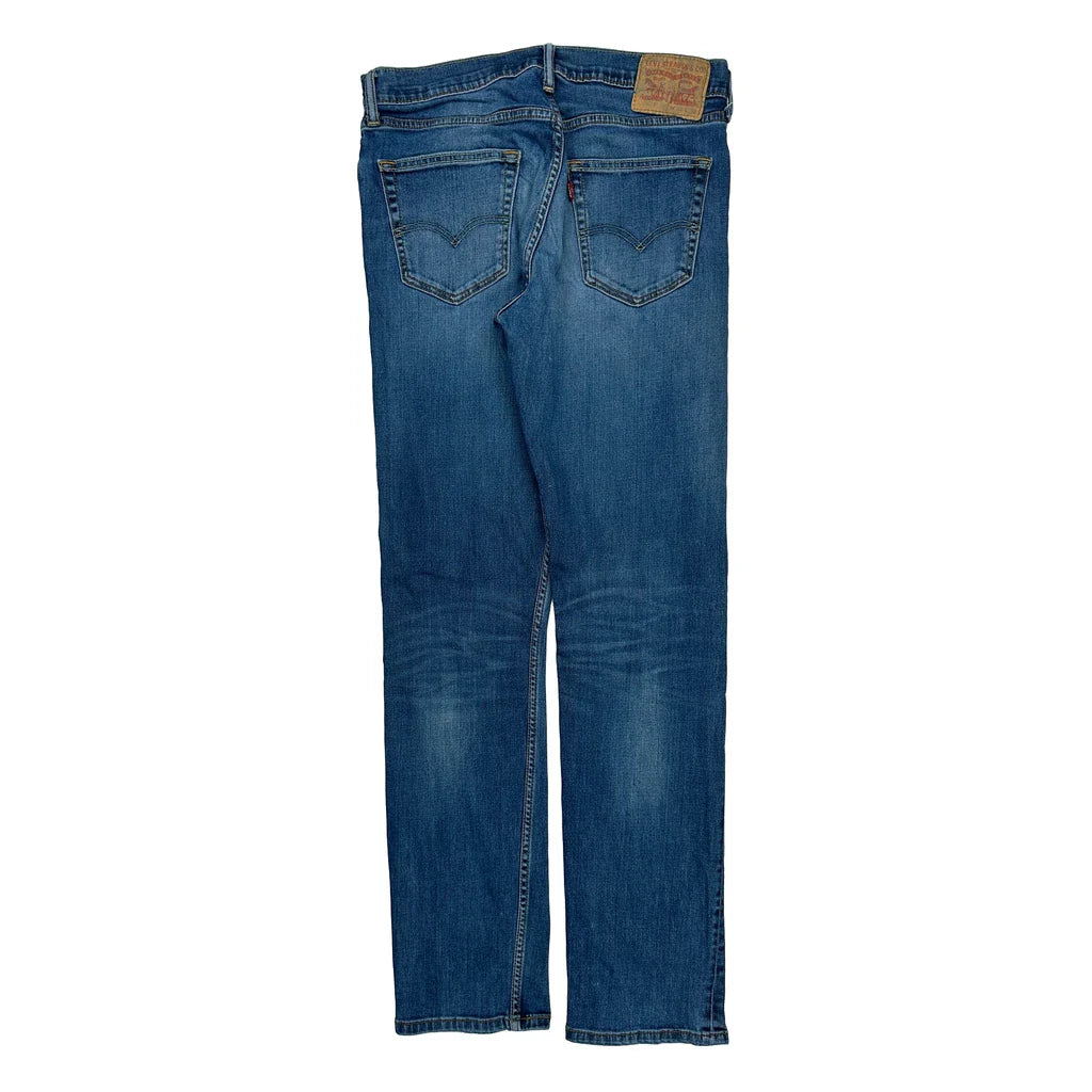 Levis Jeans - 32W 34L Blue Denim Refurbished - Thrifted (note: this is a term often used to describe second- refurbished available on Cerqular