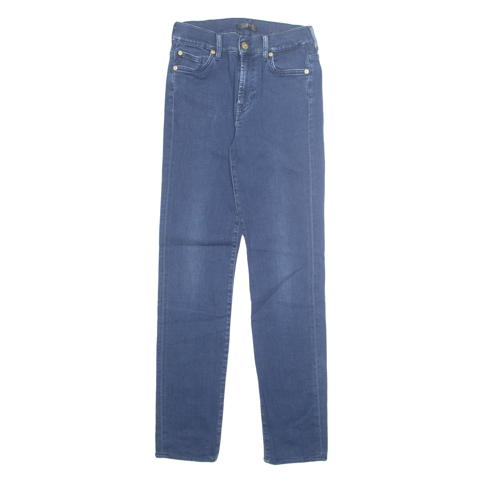 7 FOR ALL MANKIND Womens Jeans Blue Regular Tapered W24 L28 Refurbished - N/A refurbished available on Cerqular