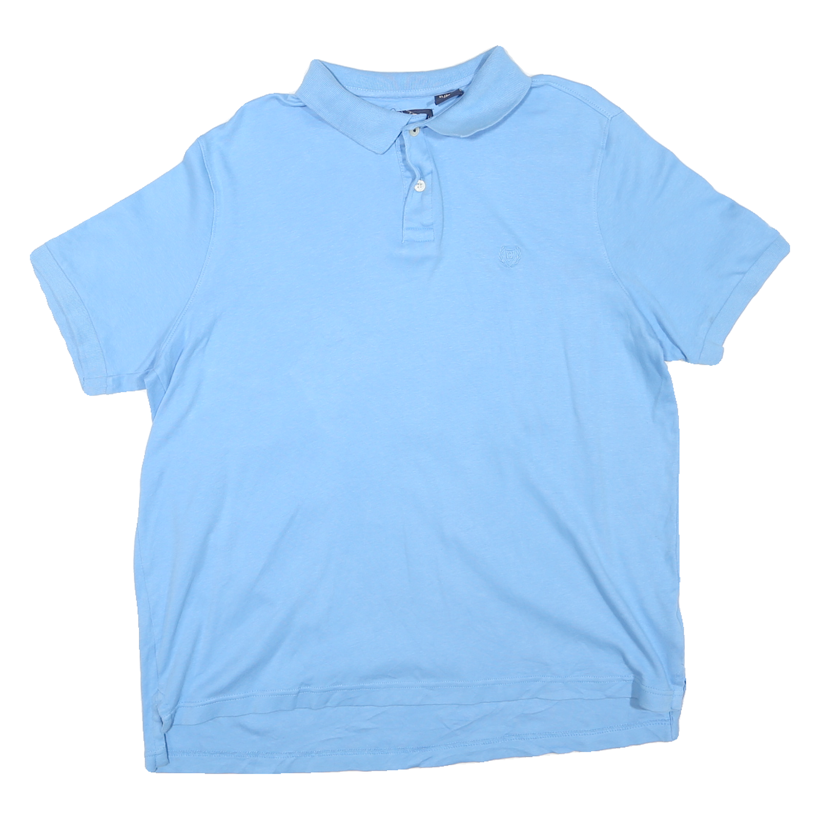 CHAPS Womens Blue Short Sleeve Plain Polo Shirt XL Classic Cotton Blend Refurbished - N/A refurbished available on Cerqular