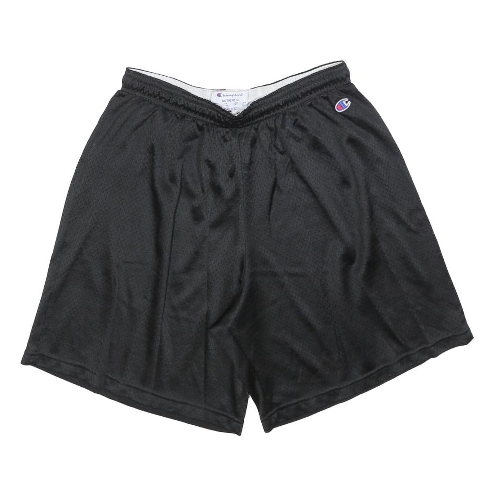 CHAMPION Mens Black Sports Shorts L W30 Athletic Polyester Gym Refurbished - N/A refurbished available on Cerqular