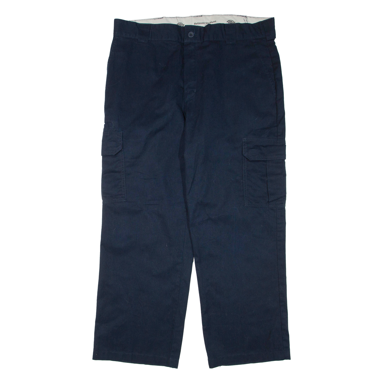 DICKIES Cargo Mens Trousers Blue Relaxed Straight W38 L30 Refurbished - N/A refurbished available on Cerqular