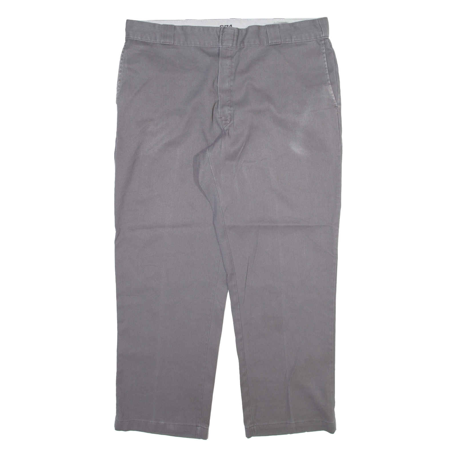 DICKIES 874 Workwear Mens Trousers Grey Regular Straight W40 L30 Refurbished - N/A refurbished available on Cerqular