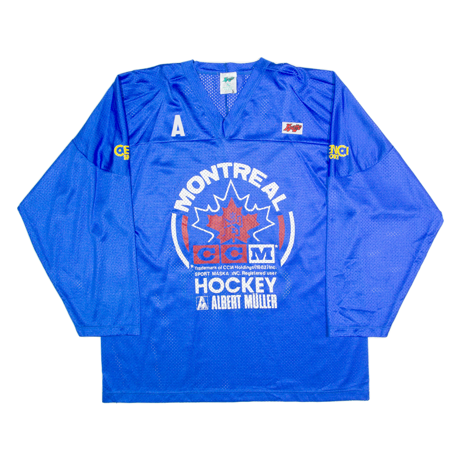 KETTE Montreal Hockey D. Vogel Mens Jersey Blue Long Sleeve USA V-Neck XL Refurbished - N/A refurbished available on Cerqular