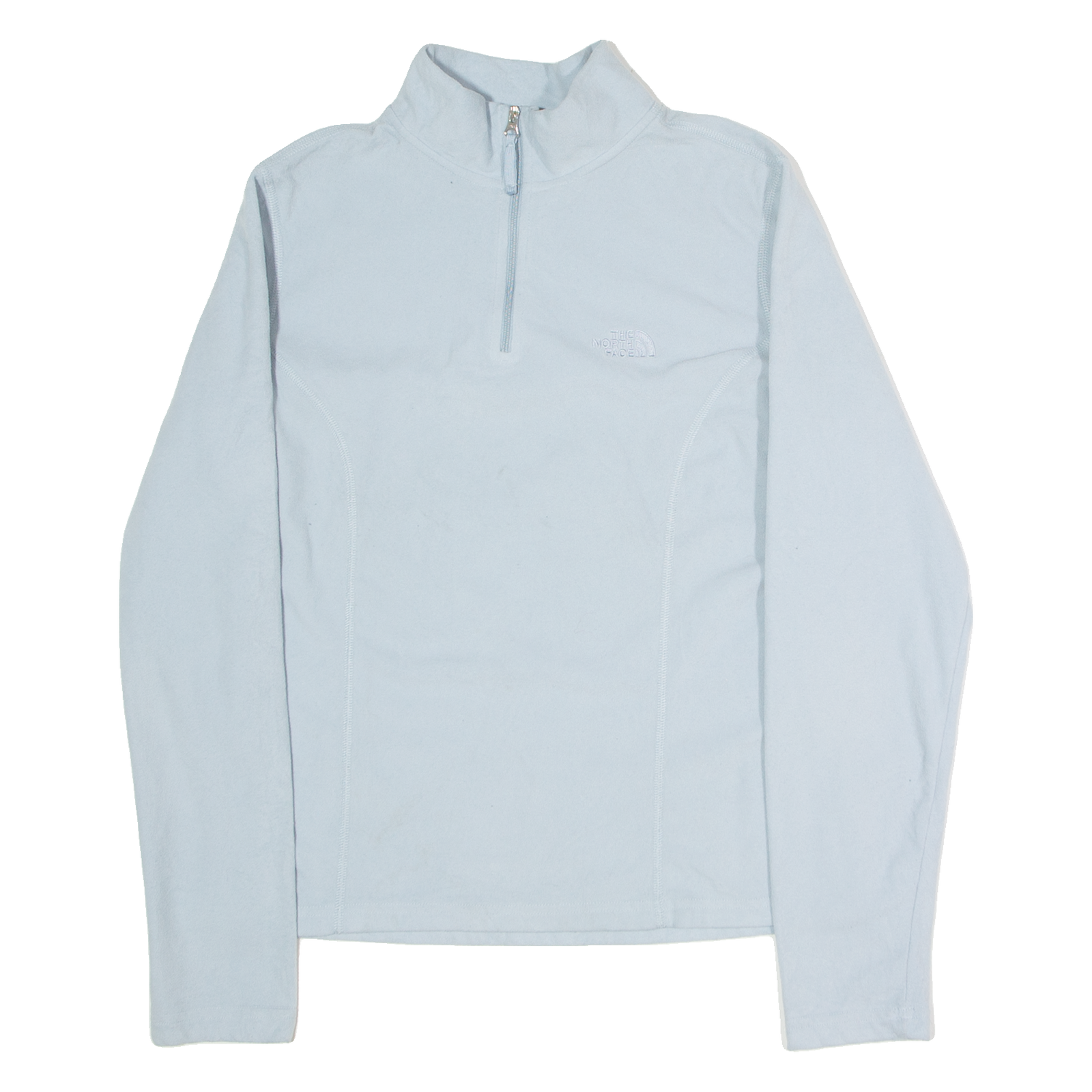 THE NORTH FACE Womens Fleece Blue 1/4 Zip S Refurbished - N/A refurbished available on Cerqular