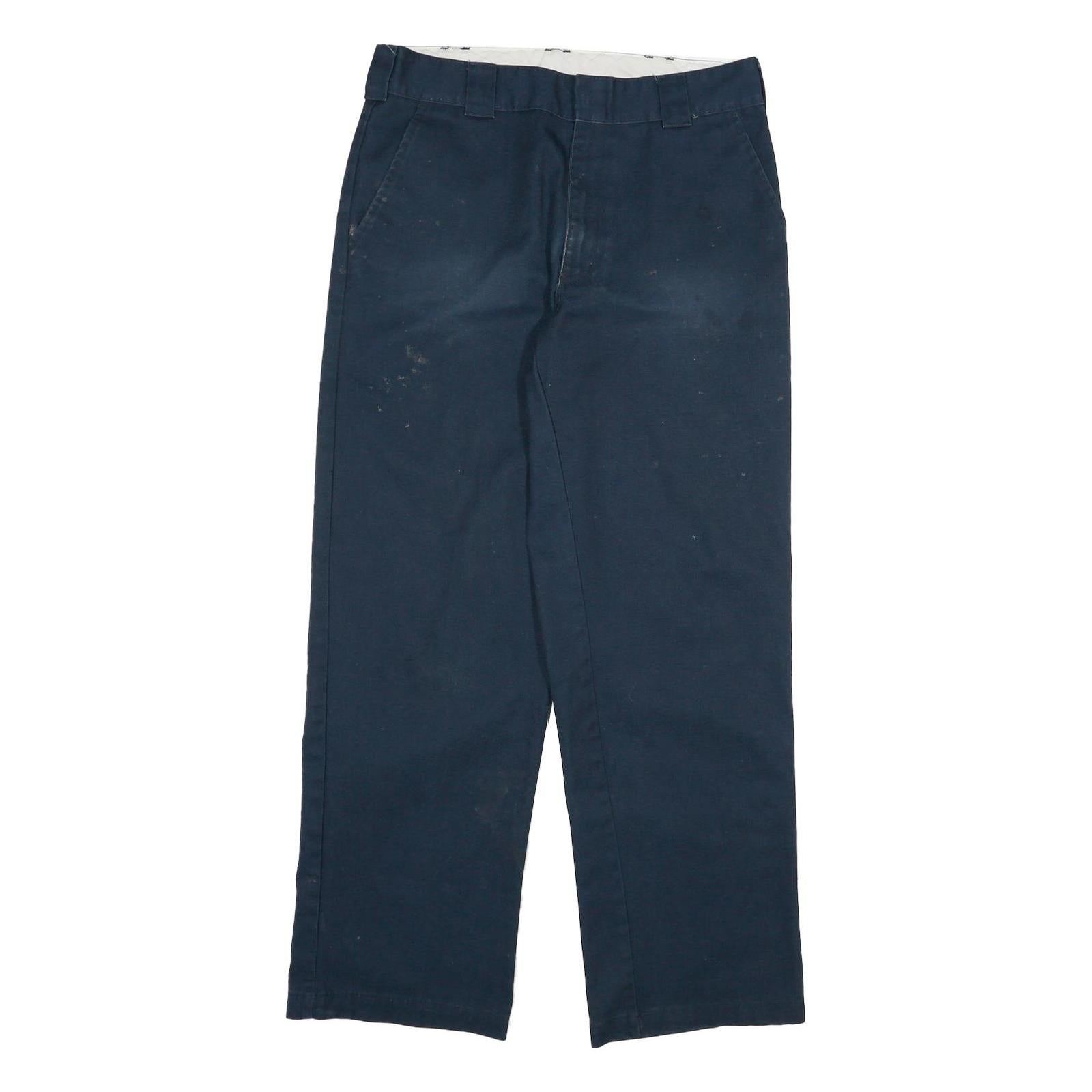 Buy DICKIES Mens Cotton Blend Navy Regular Straight Trousers W34 L32 Workwear Refurbished - $37.69 DICKIES Mens Cotton Blend Navy Regular Straight Trousers W34 L32 Workwear Refurbished - N/A refurbished available on Cerqular