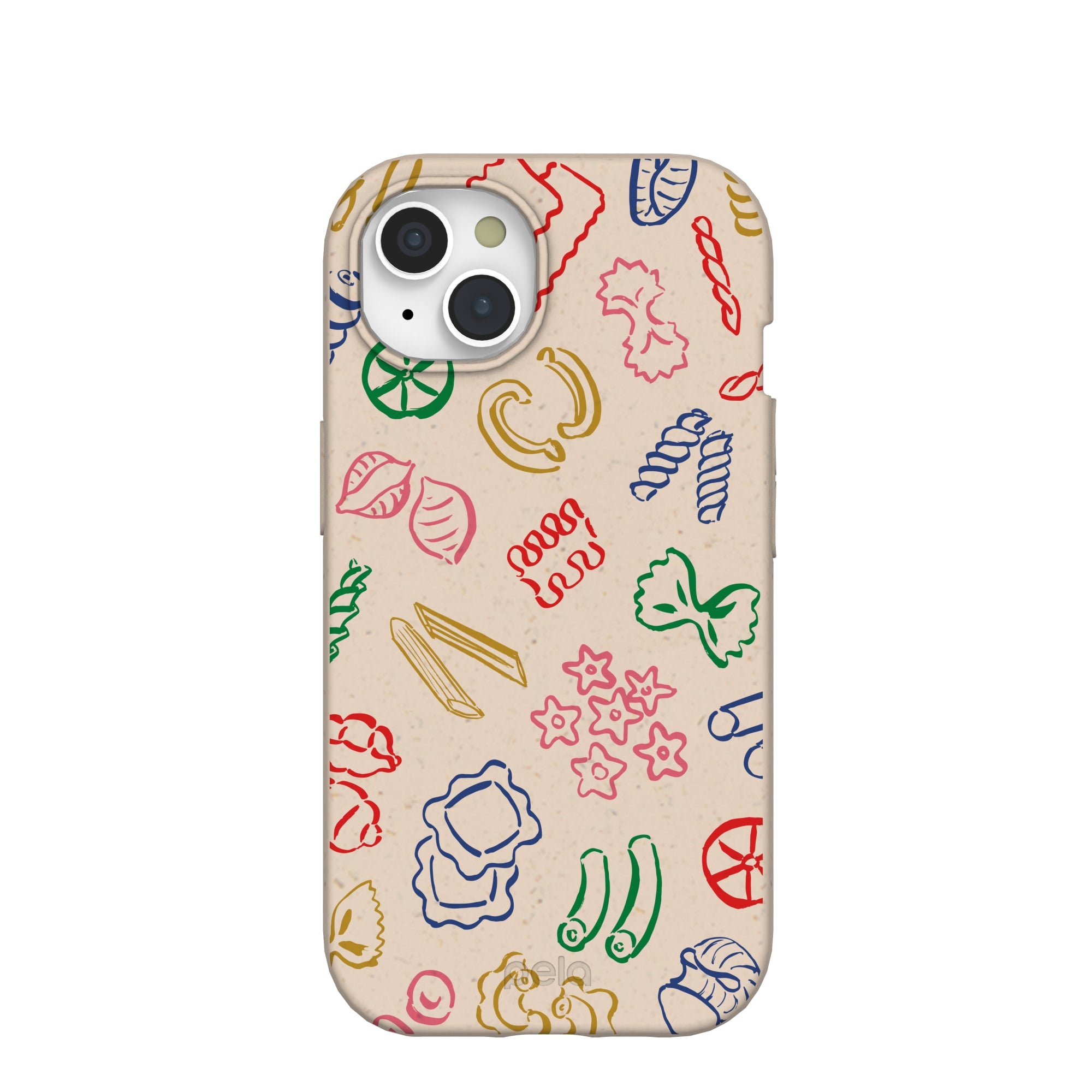 Seashell Carbs iPhone 15 Case Refurbished - Pela Case refurbished available on Cerqular