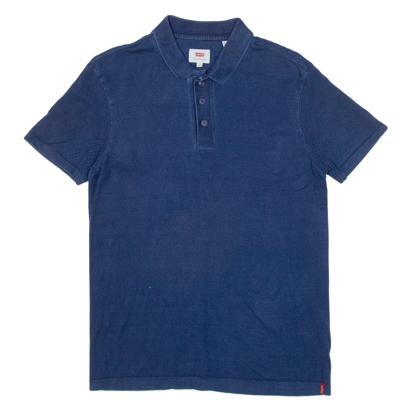 LEVI'S Mens Polo Shirt Blue S Refurbished - N/A refurbished available on Cerqular