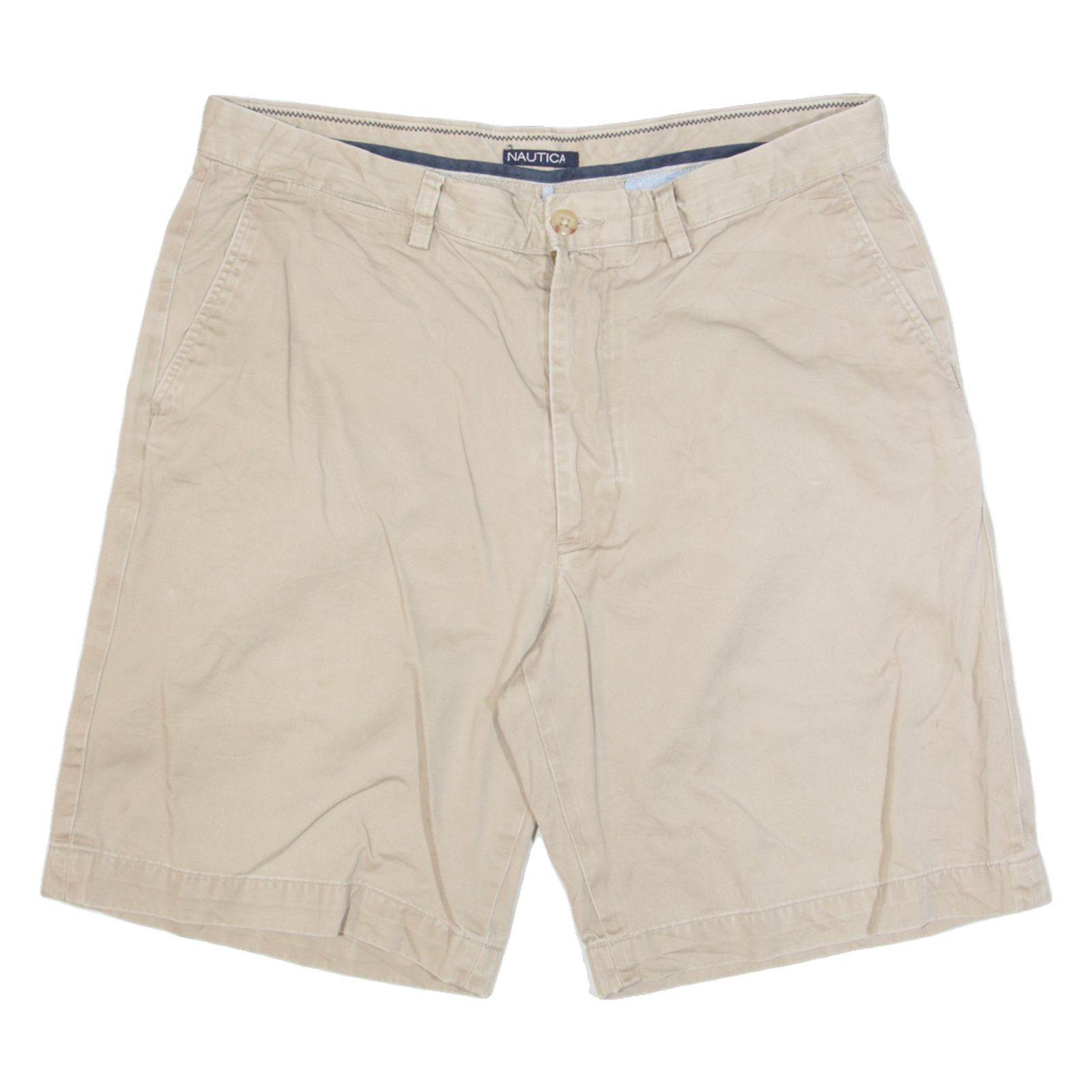 NAUTICA Mens Chino Shorts Beige M W34 Refurbished - N/A refurbished available on Cerqular