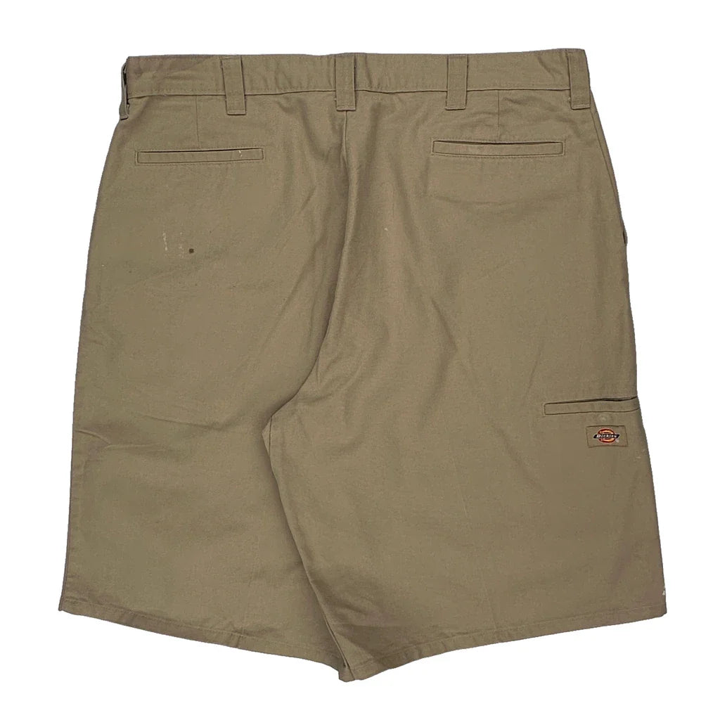 Dickies Chino Shorts - 32W 9L Khaki Cotton Refurbished - Thrifted (note: this is a term often used to describe second- refurbished available on Cerqular