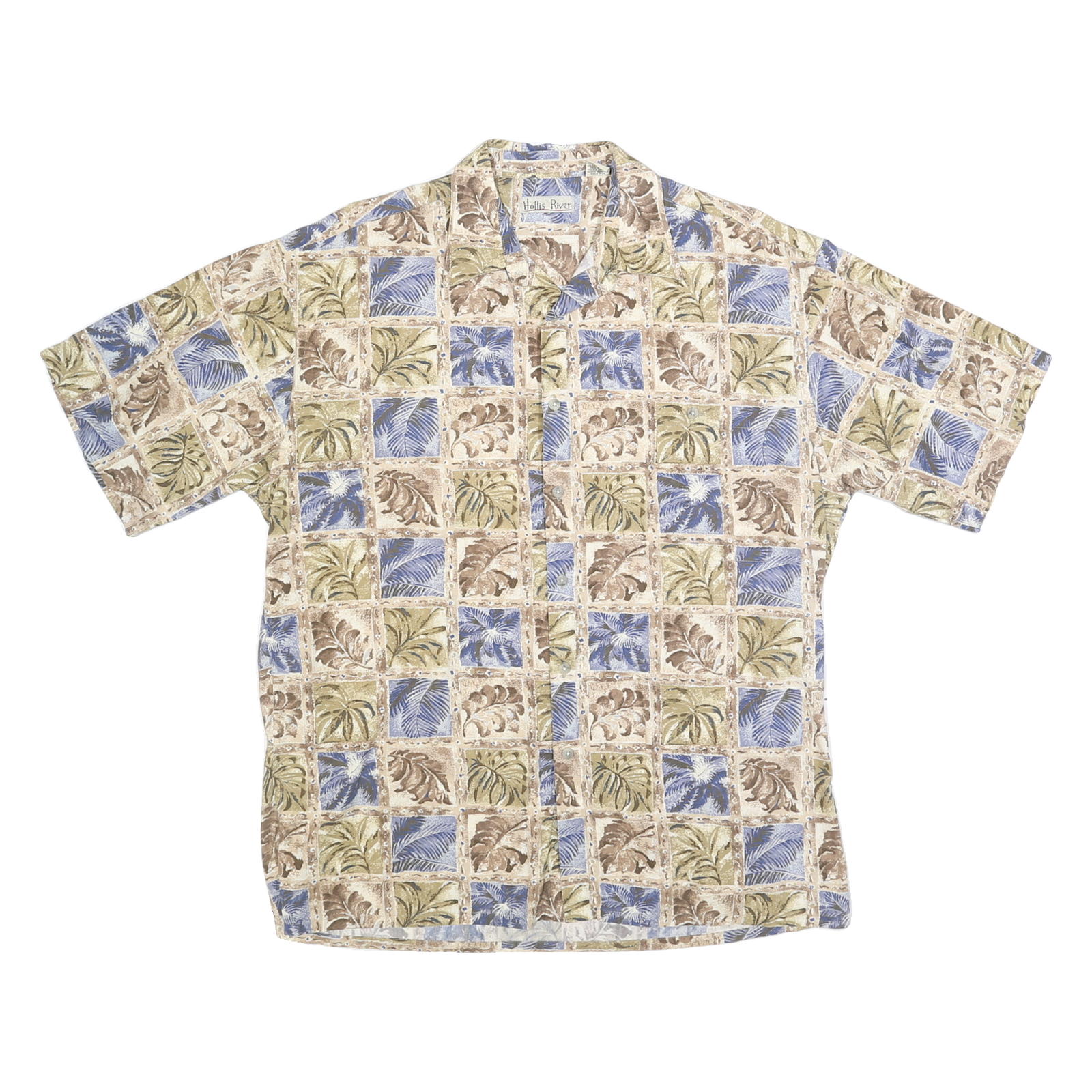 Buy HOLLIS RIVER Mens Beige & Blue Patterned Cotton Shirt L Summer Casual Beachwear Refurbished - $15.59 HOLLIS RIVER Mens Beige & Blue Patterned Cotton Shirt L Summer Casual Beachwear Refurbished - N/A refurbished available on Cerqular