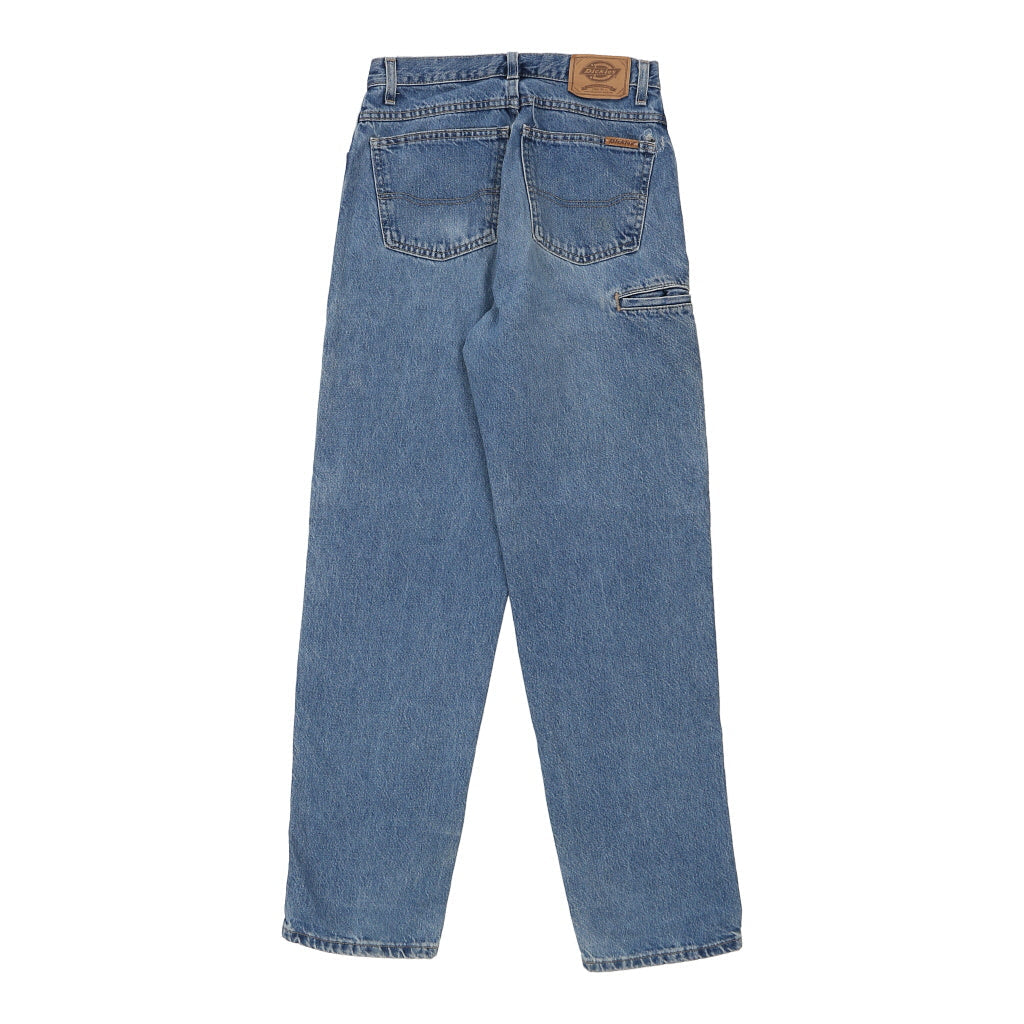Dickies Double Knee Jeans - 28W UK 10 Blue Cotton Refurbished - Thrifted (note: this is a term often used to describe second- refurbished available on Cerqular