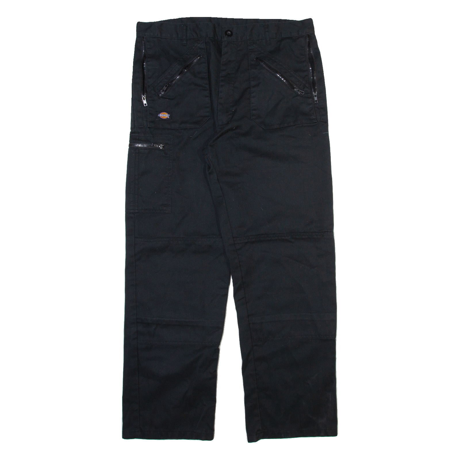 DICKIES Mens Trousers Black Relaxed Straight W36 L30 Refurbished - N/A refurbished available on Cerqular