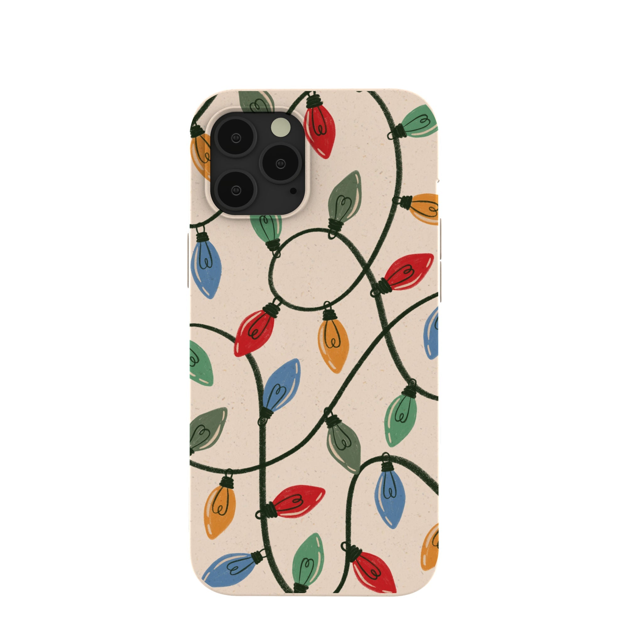 Seashell Holiday Lights iPhone 12 Pro Max Case Refurbished - Pela Case refurbished available on Cerqular