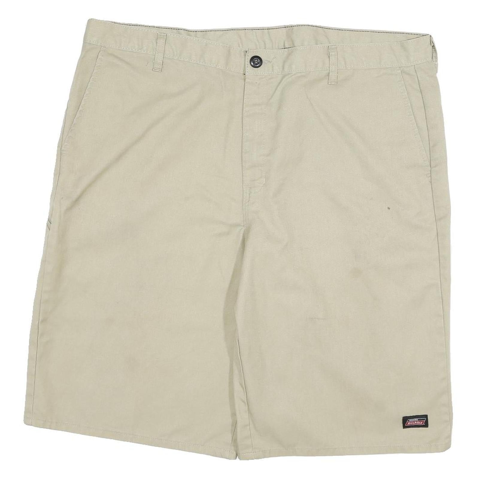 DICKIES Mens Shorts Beige Casual Plain 3XL W40 Cotton Blend Workwear Refurbished - N/A refurbished available on Cerqular