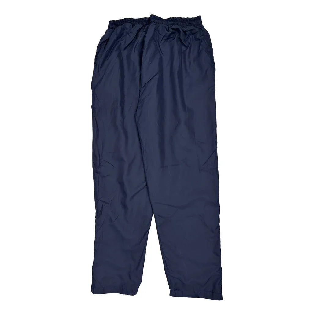 Swoosh Logo Nike Tracksuit - Large Navy Polyester Refurbished - Thrifted (note: this is a term often used to describe second- refurbished available on Cerqular