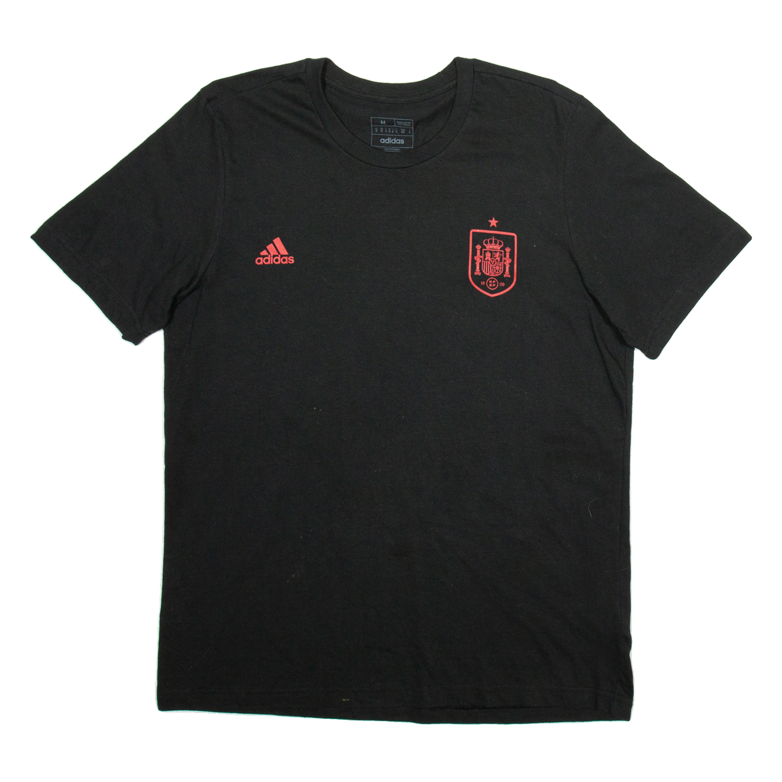 ADIDAS The Red Fury Mens Football Shirt T-Shirt Black M Refurbished - N/A refurbished available on Cerqular