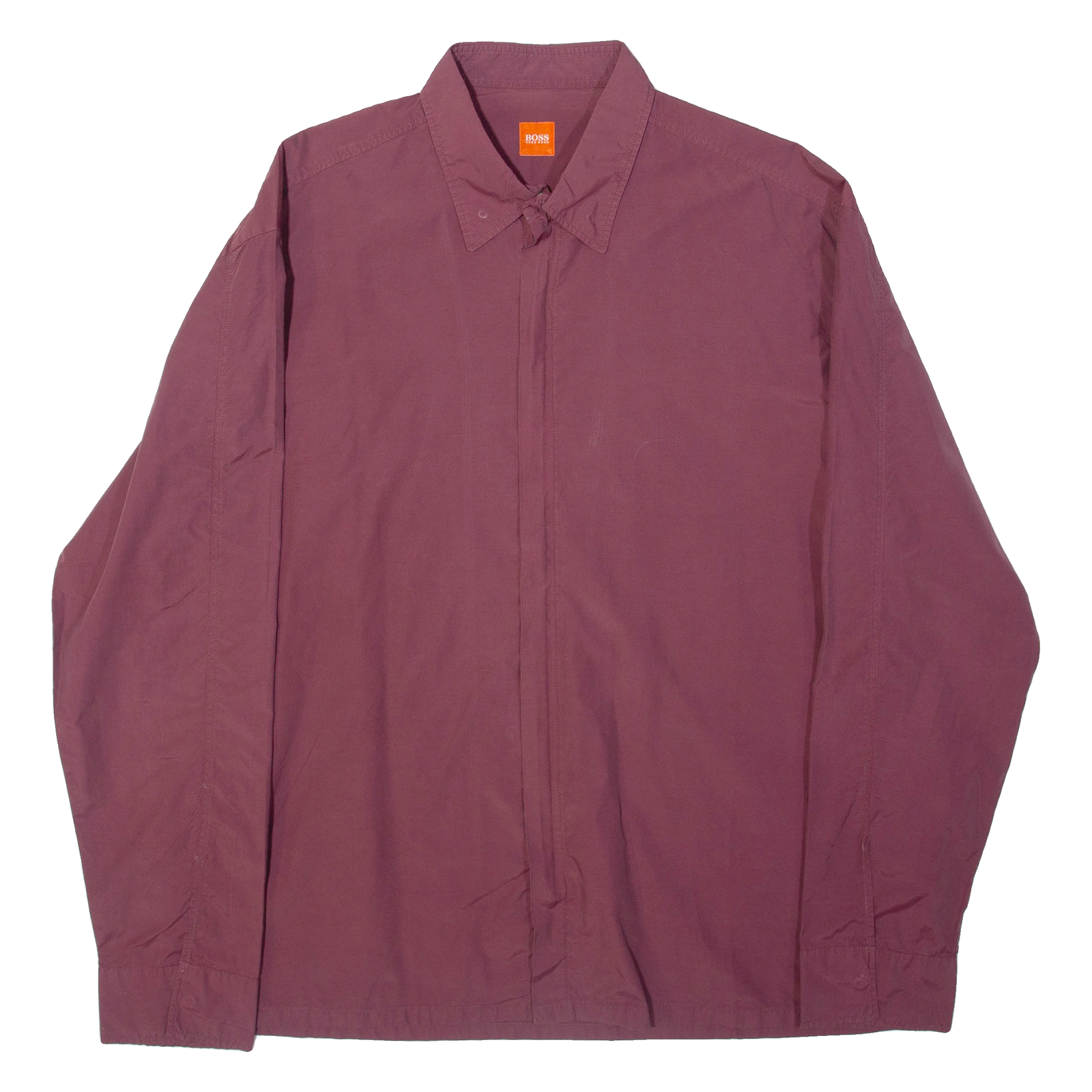 Buy HUGO BOSS Zipped Mens Plain Shirt Red Long Sleeve XL Refurbished - $28.59 HUGO BOSS Zipped Mens Plain Shirt Red Long Sleeve XL Refurbished - N/A refurbished available on Cerqular