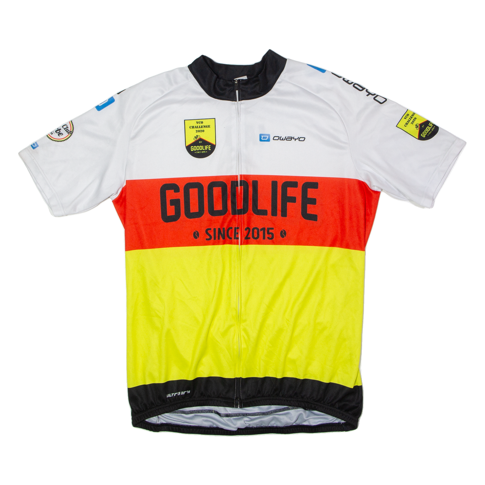 Buy OWAYO Goodlife Full Zip Cycling Mens Jersey White High Neck L Refurbished - $22.09 OWAYO Goodlife Full Zip Cycling Mens Jersey White High Neck L Refurbished - N/A refurbished available on Cerqular