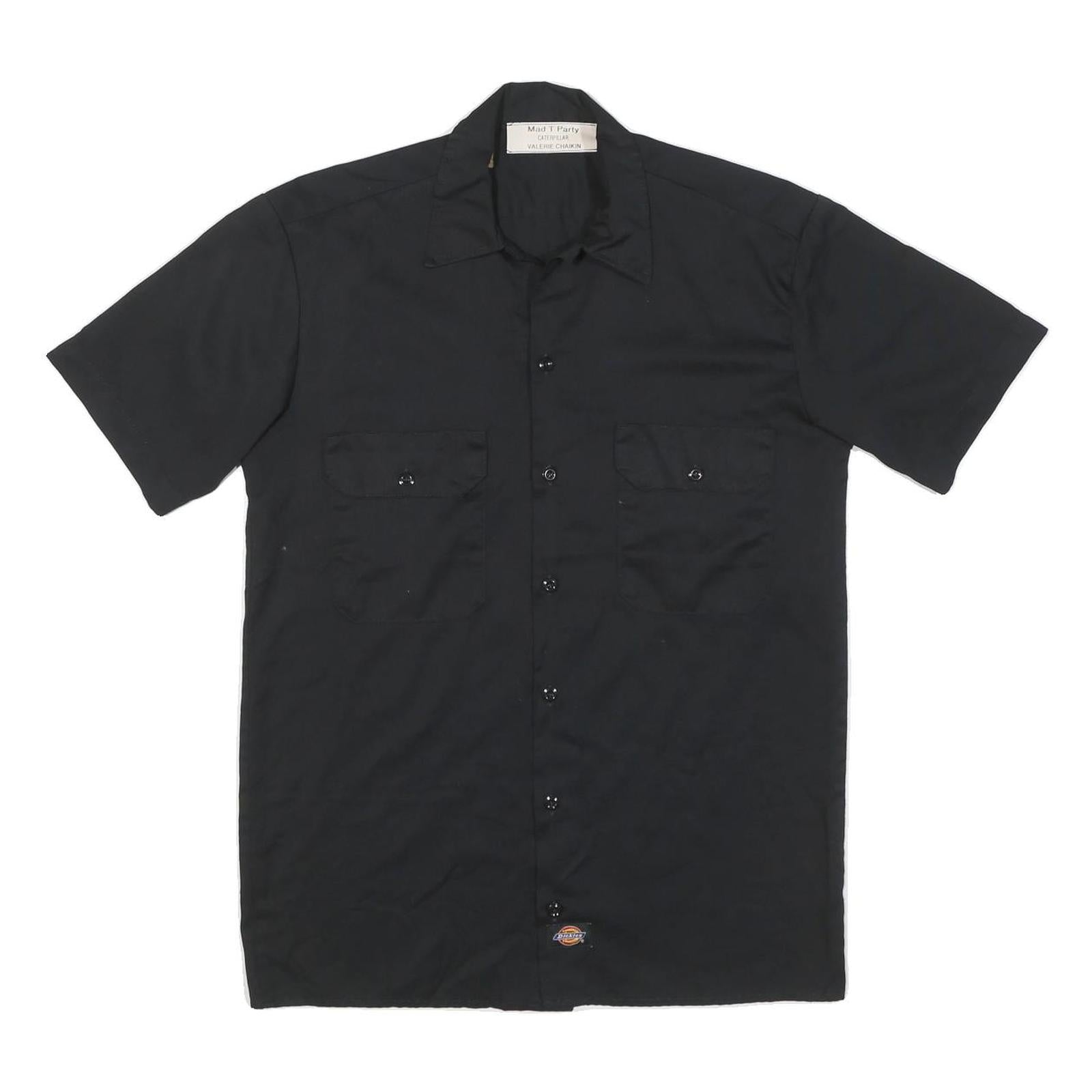 Buy MAD T PARTY Mens Black Cotton Blend Shirt M Button-Up Short Sleeve Workwear Refurbished - $19.49 MAD T PARTY Mens Black Cotton Blend Shirt M Button-Up Short Sleeve Workwear Refurbished - N/A refurbished available on Cerqular