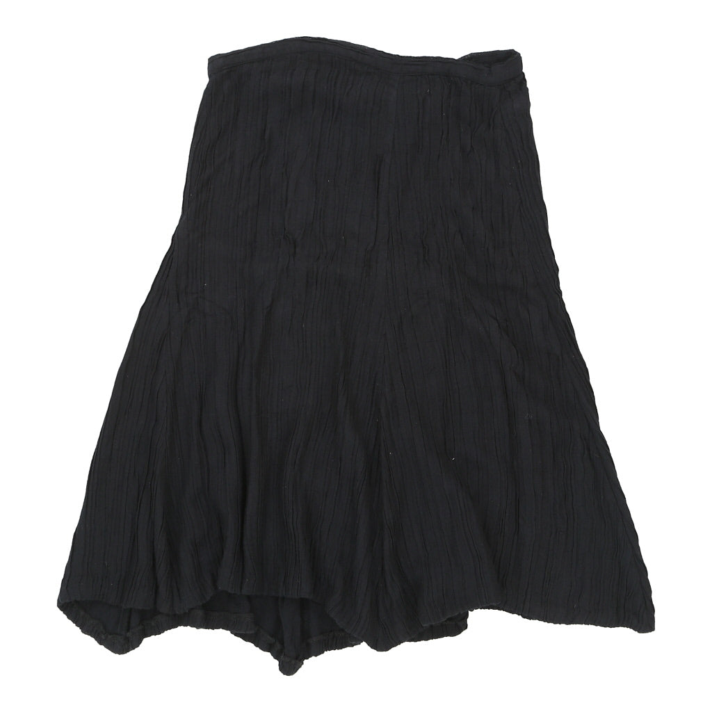 Cavalli Class Midi Skirt - 28W UK 8 Black Viscose | Size: UK 8 Refurbished - N/A (Preloved Designer is not a specific brand, it refurbished available on Cerqular